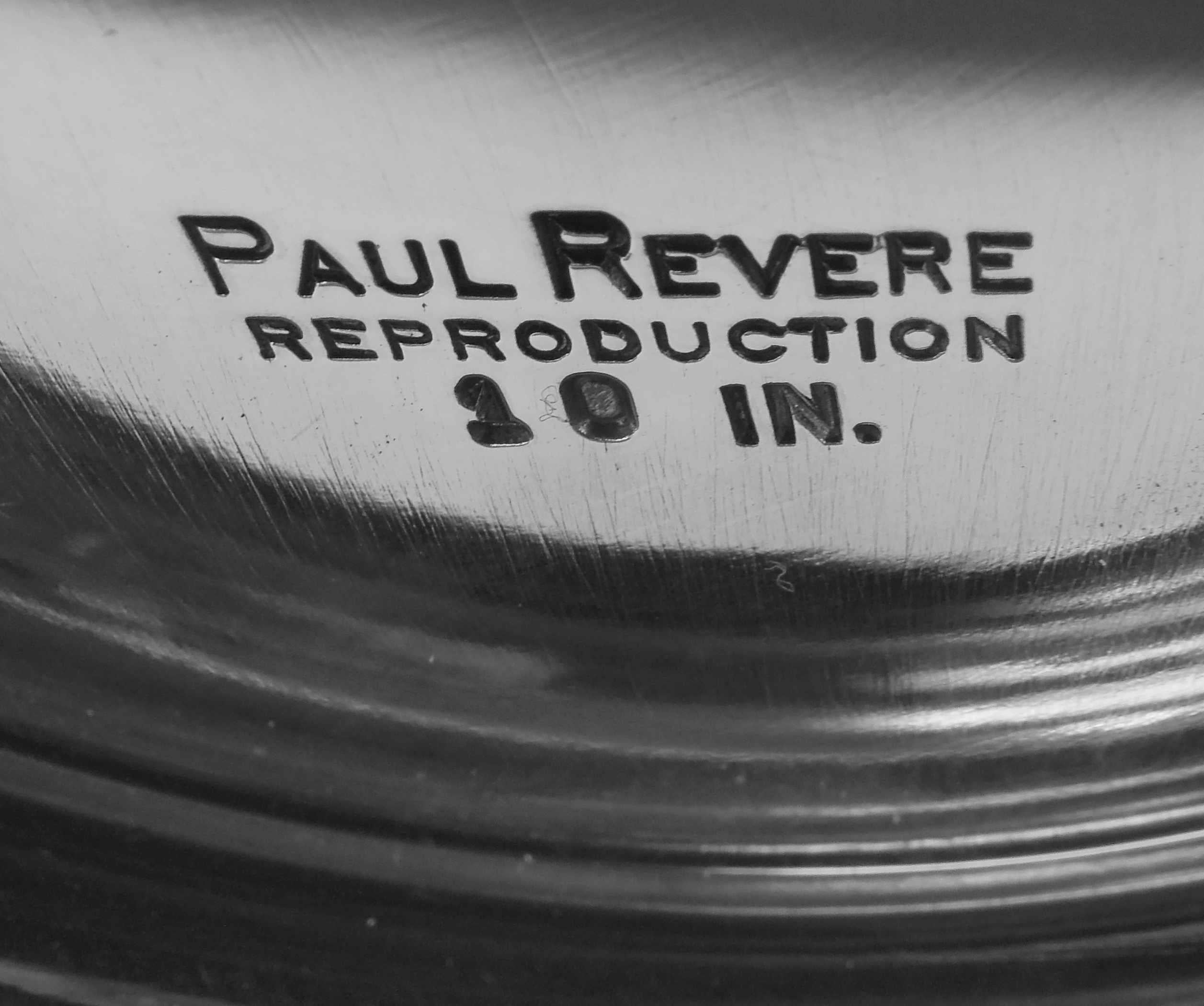 Reed & Barton Traditionelle Schale aus Sterlingsilber Revere, 1956 im Zustand „Gut“ im Angebot in New York, NY