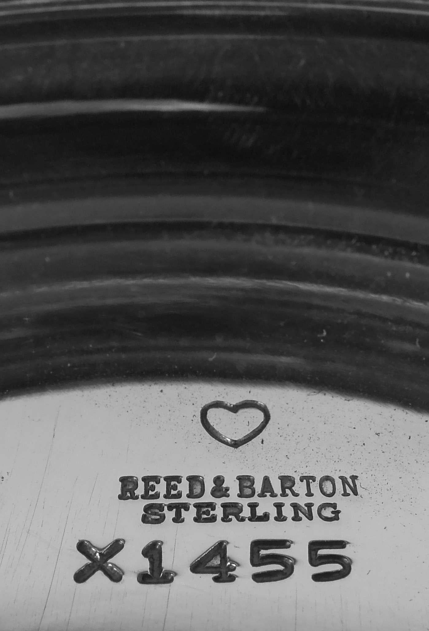 Reed & Barton Traditionelle Schale aus Sterlingsilber Revere, 1956 (Mitte des 20. Jahrhunderts) im Angebot