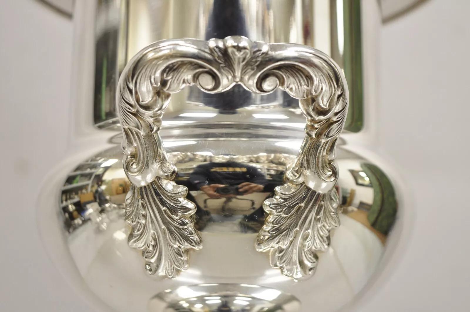 Reed & Barton Copa trofeo de doble asa bañada en plata Cubitera enfriadora de champán Desconocido en venta