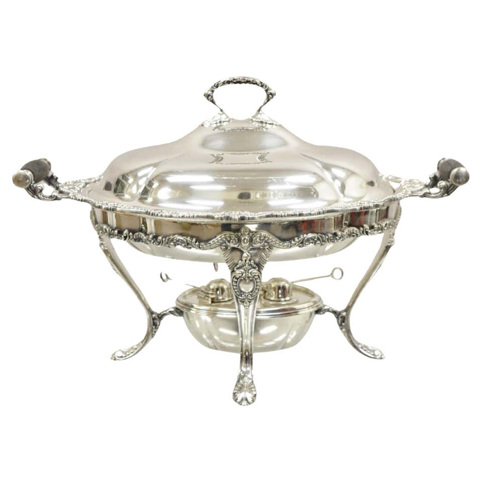 1950s John Prip Reed and Barton Teardrop Silver Plate Dish For Sale at ...