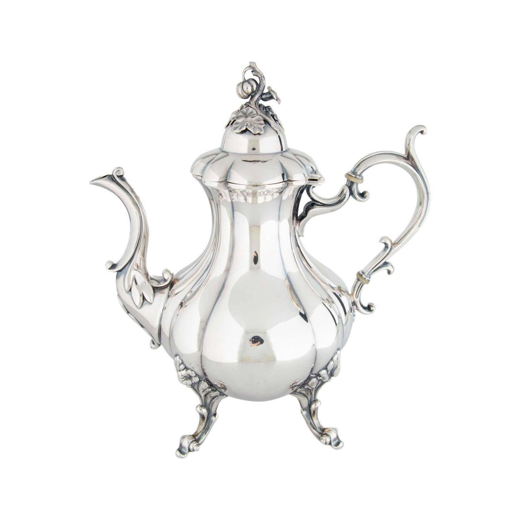 Reed & Barton Winthrop Vintage Silver Plate Tea Set - 5 Pieces For Sale 6