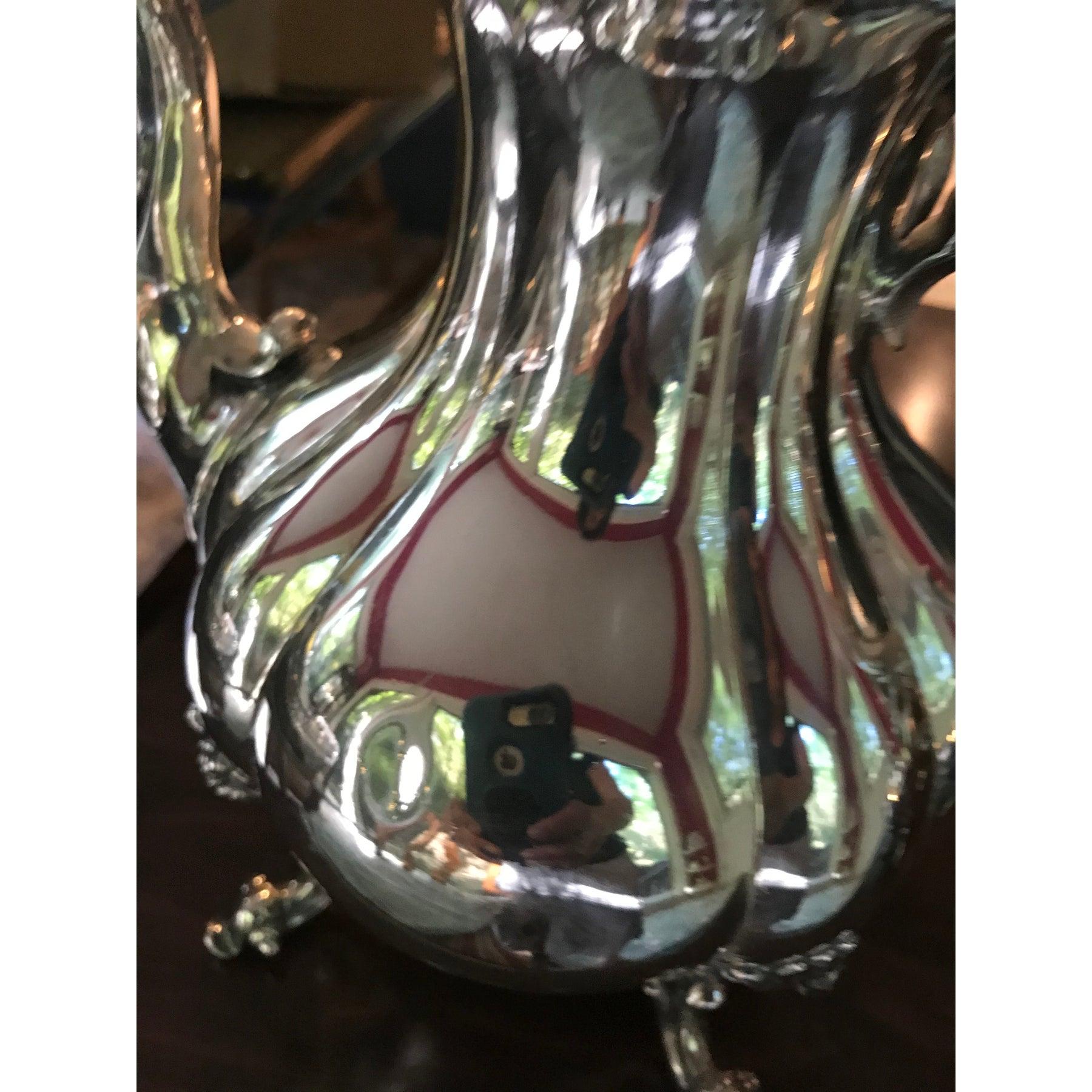 Reed & Barton Winthrop Vintage Silver Plate Tea Set - 5 Pieces In Good Condition For Sale In Birmingham, AL