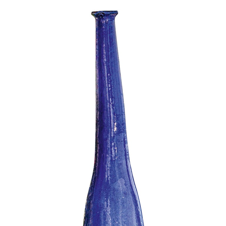Reed Blue Large Vase For Sale at 1stDibs