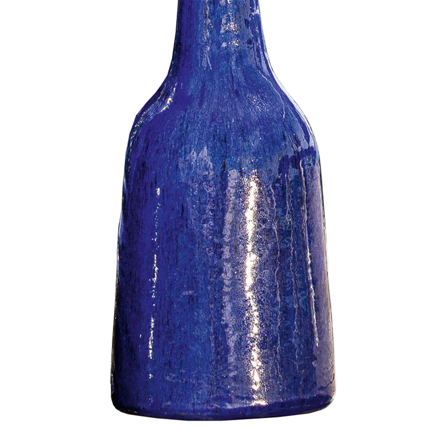 italien Vase moyen bleu roseau en vente