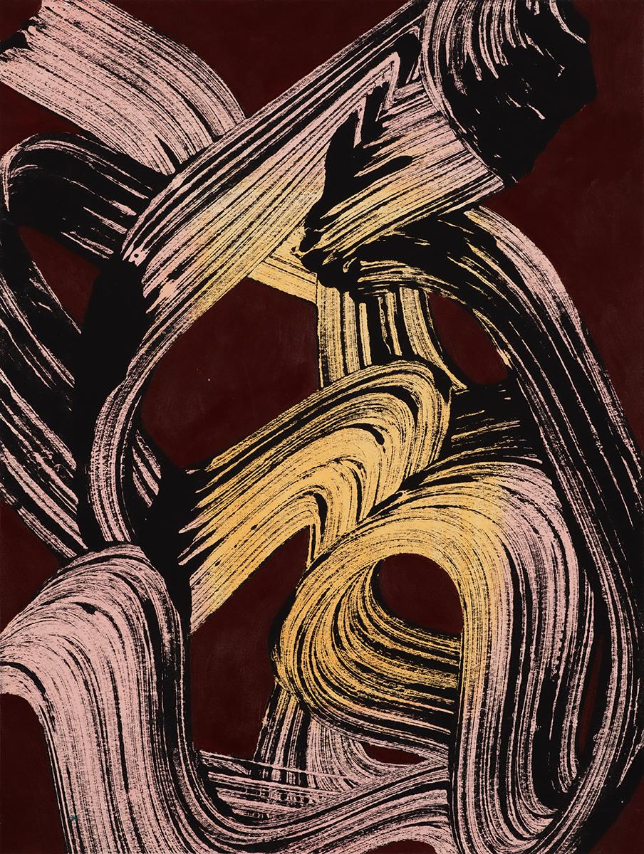 Abstract Painting di Reed Chojnacki - Viola muto #1
