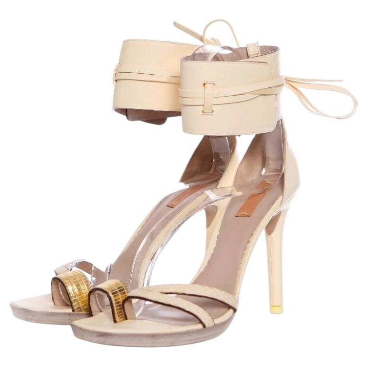 Reed Krakoff, beige sandals in size 39. For Sale