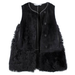 Reed Krakoff Black Fur Vest