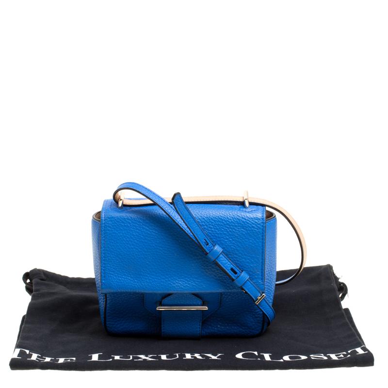 Reed Krakoff Blue Leather Mini Standard Shoulder Bag 7