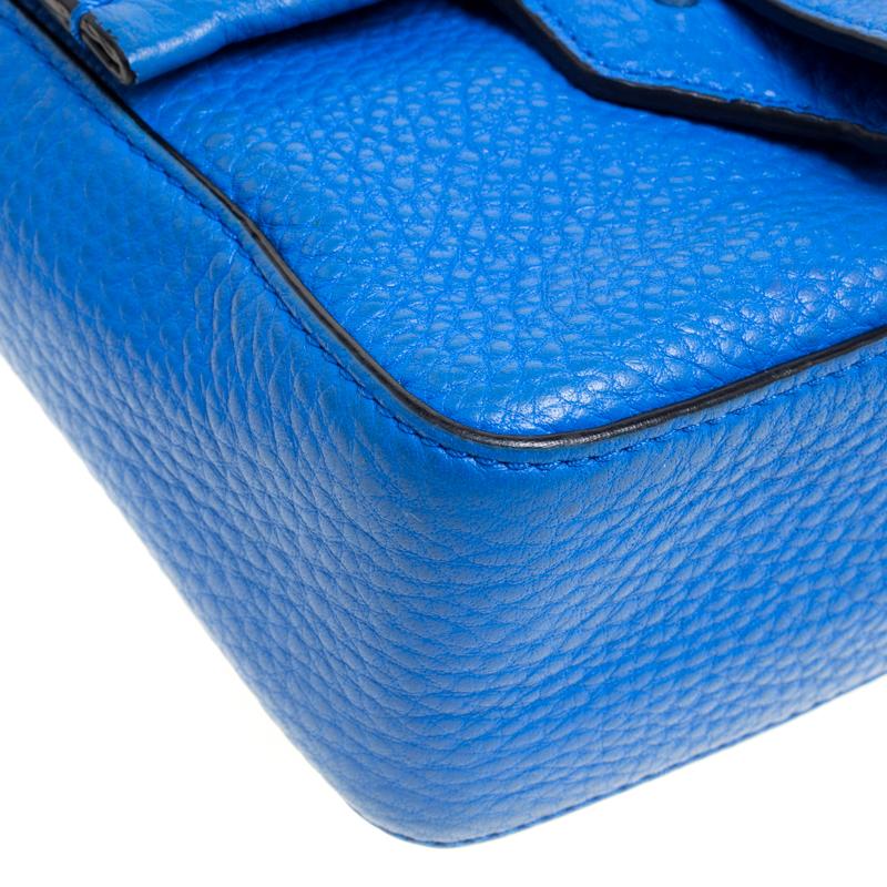 Reed Krakoff Blue Leather Mini Standard Shoulder Bag 5