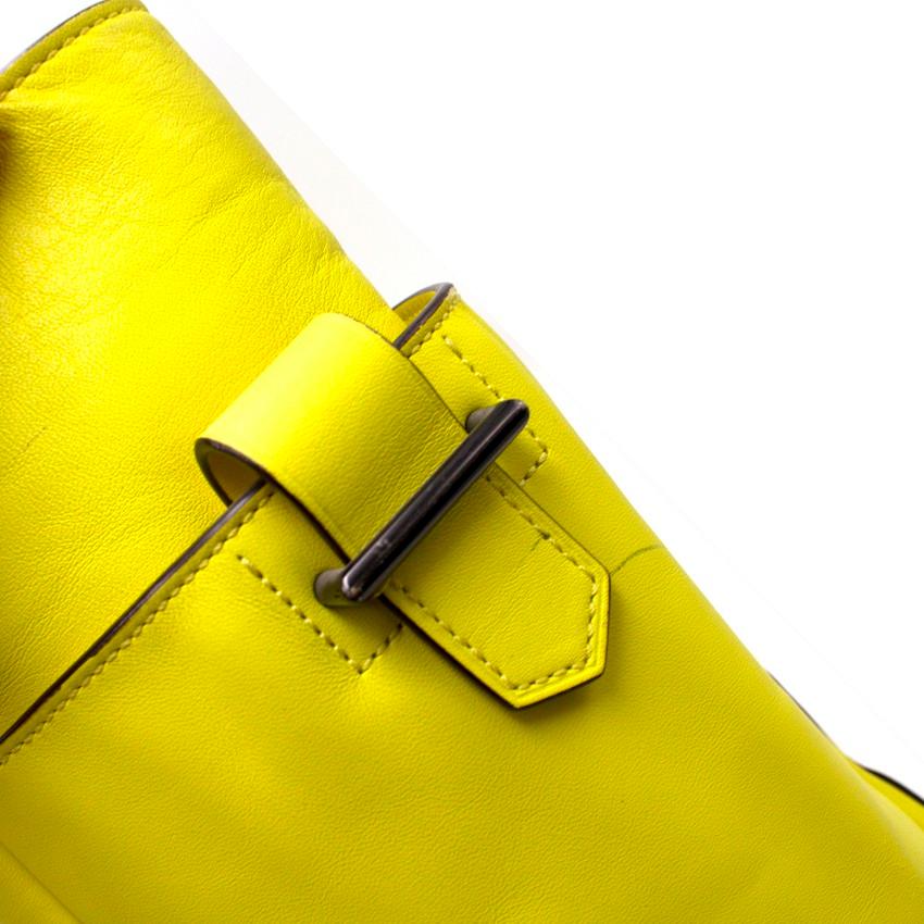 Reed Krakoff Fluorescent Yellow Handbag In Good Condition In London, GB