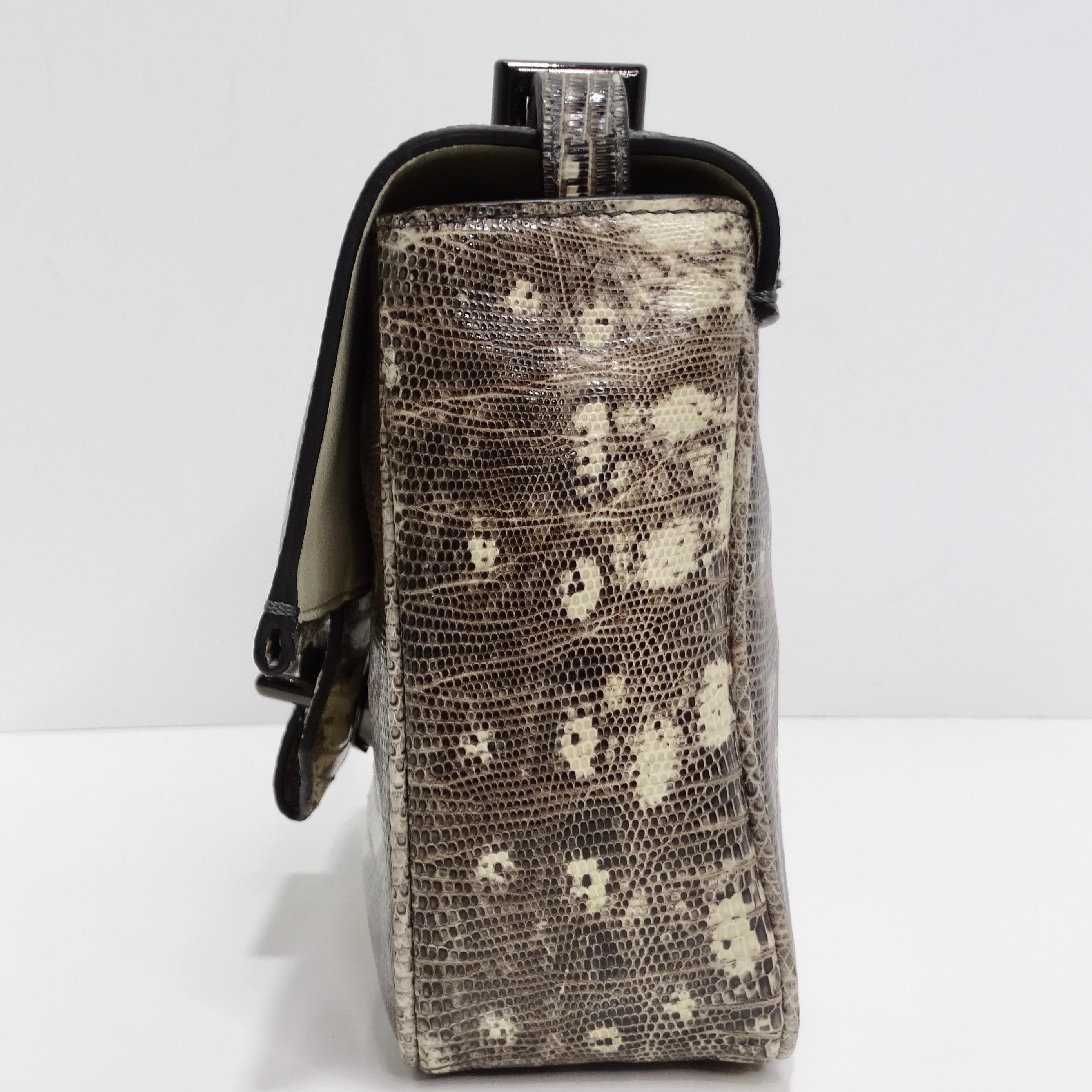 Reed Krakoff Lizard Embossed Leather Crossbody Handbag 1