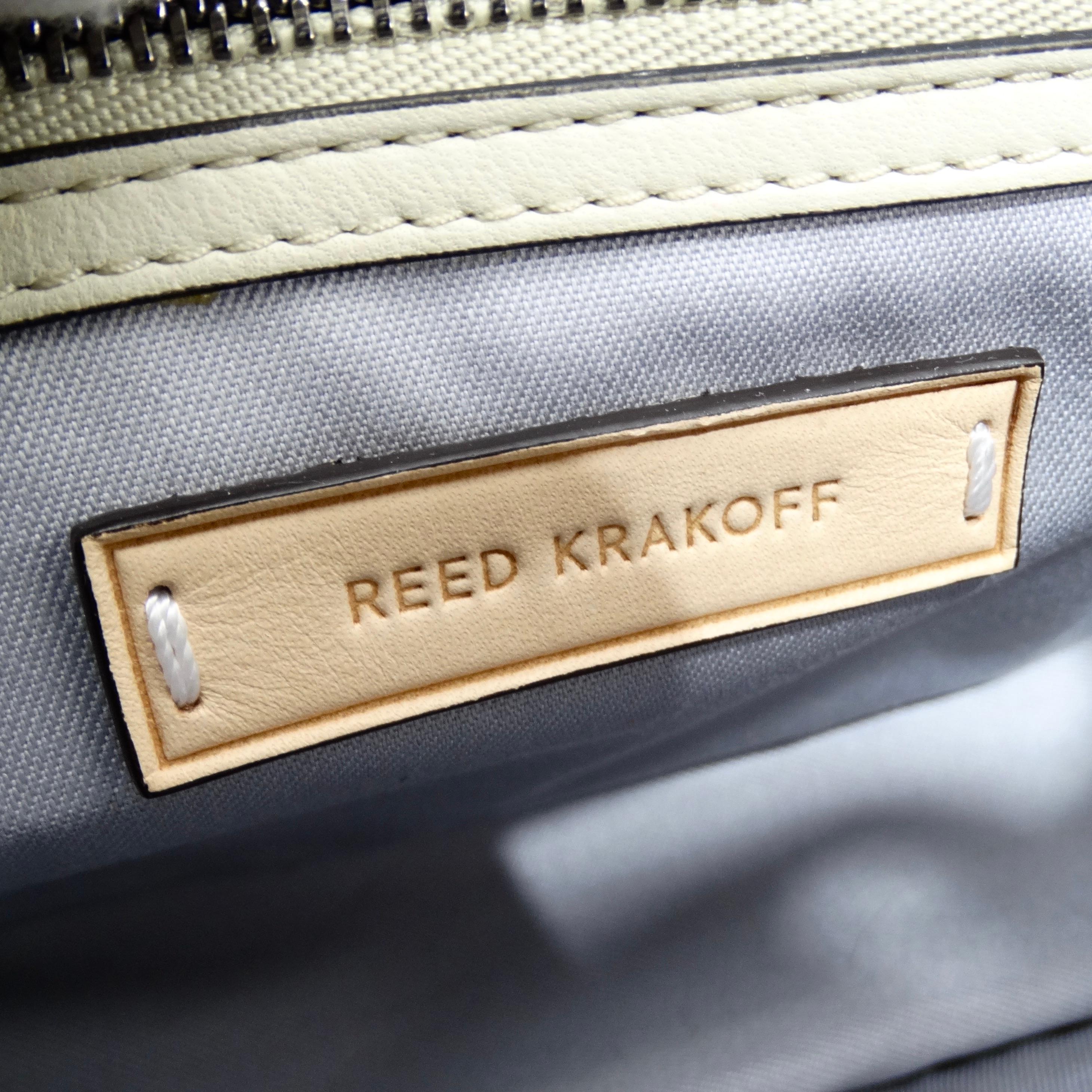 Reed Krakoff Lizard Embossed Leather Crossbody Handbag 4