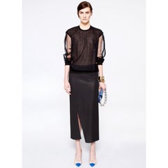 Reed Krakoff Resort 2013 Distressed Gold + Gunmetal T Bar Cuff Bracelet