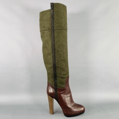 Reed Krakoff Taglia 6,5 Pelle Marrone Greene & Greene Marrone