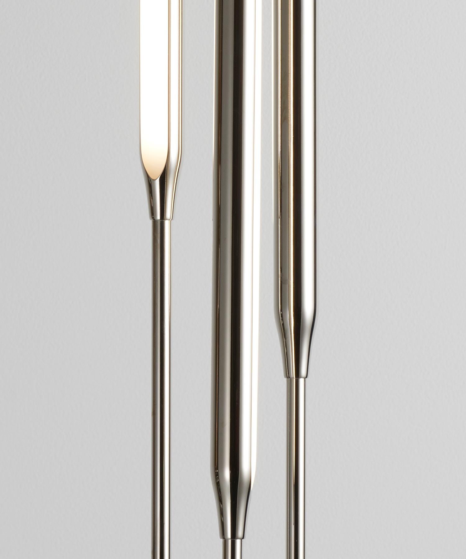 Reed Table Light / Small in Polished Nickel Finish  For Sale 9