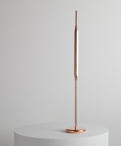 Lampada da tavolo Reed / Piccola in nichel lucido  da Tom Kirk