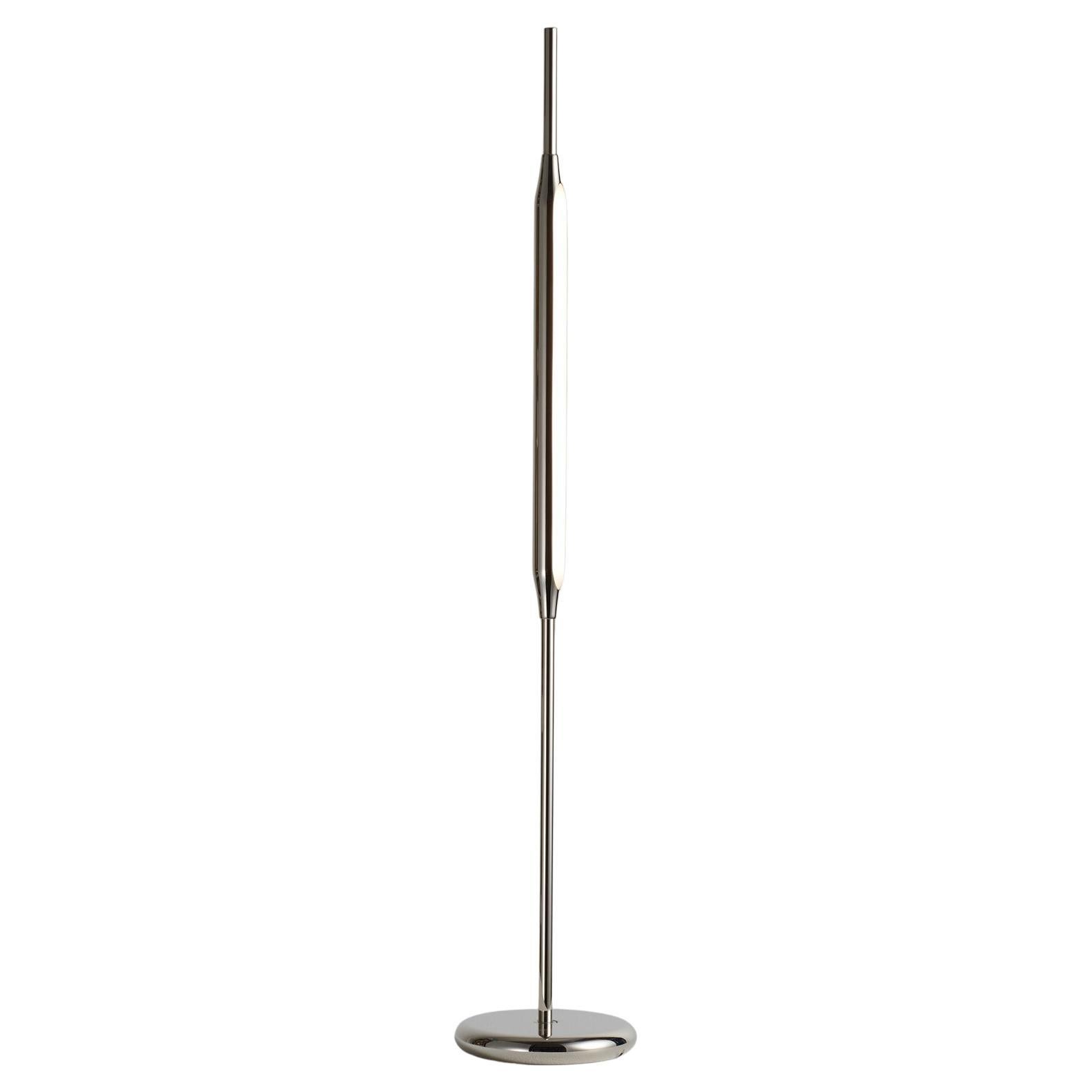 Reed Table Light / Small in Polished Nickel Finish  For Sale