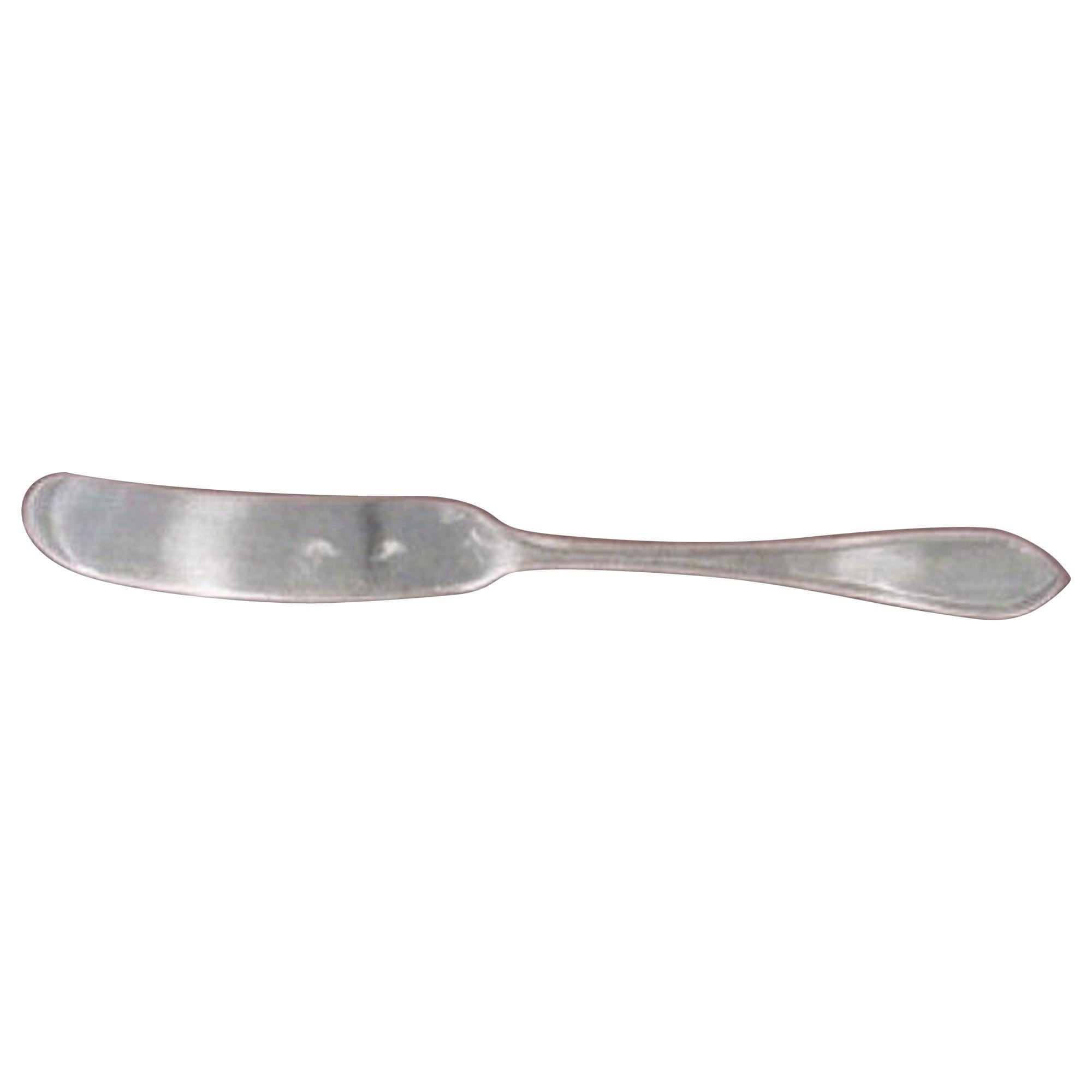 Lap over Edge Plain by Tiffany and Co. Sterling Silver Butter Spreader