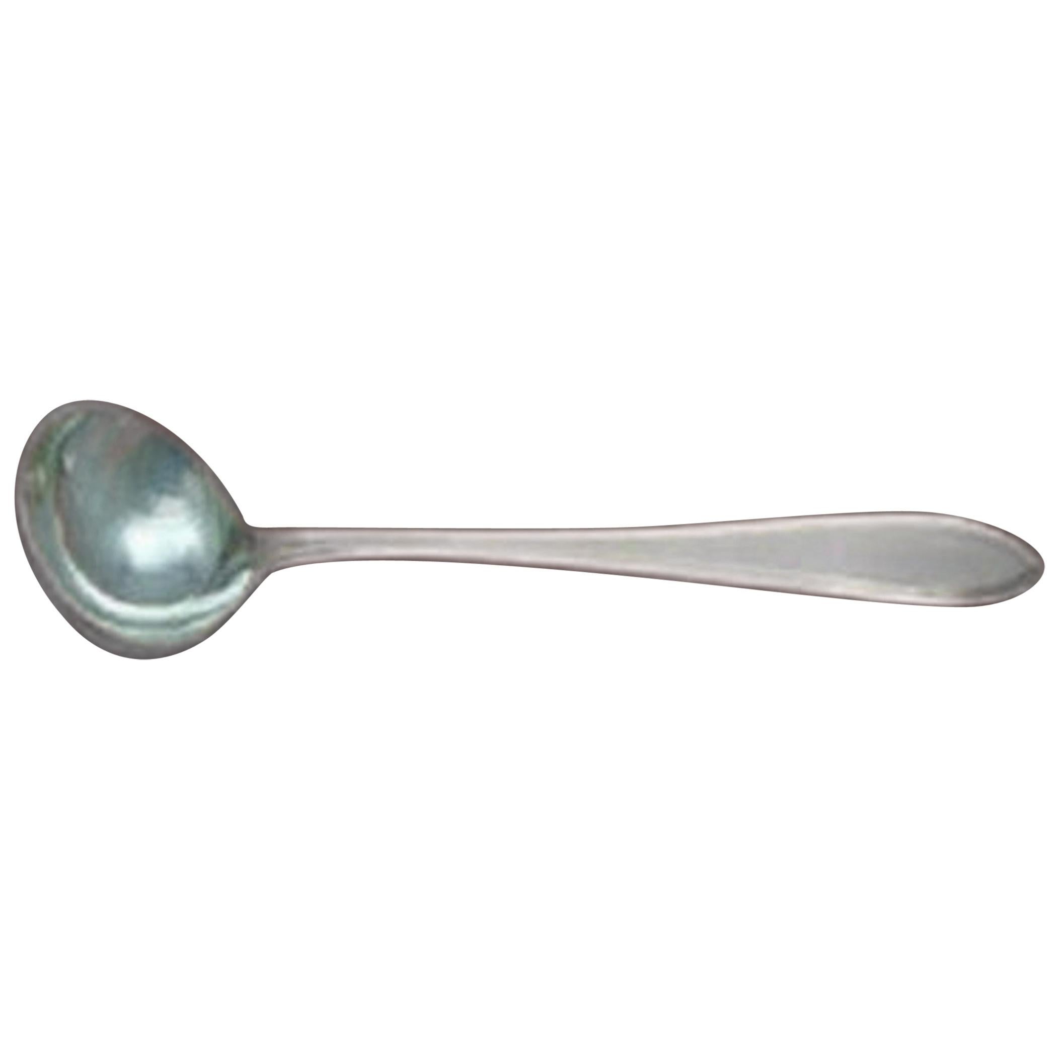 Reeded Edge by Tiffany and Co Sterling Silver Salt Spoon Master 3 1/2" Custom