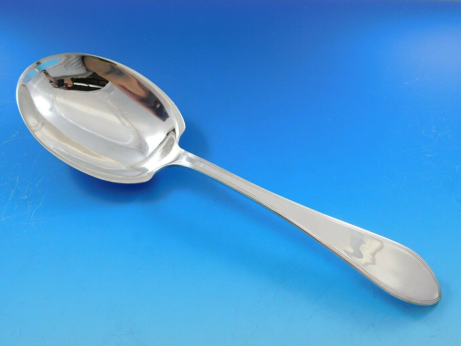Set di posate in argento Sterling Reeded Edge by Tiffany Servizio 255 pezzi per la cena Huge in vendita 2