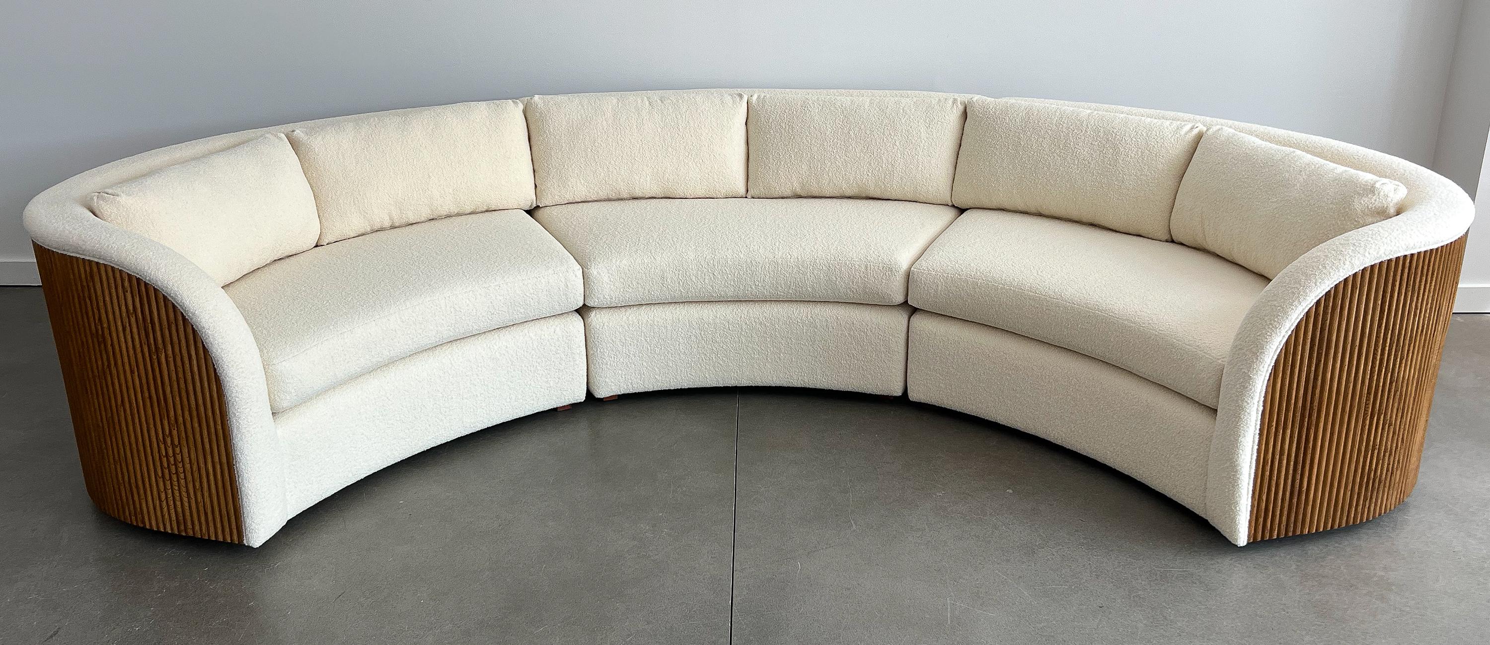 oak sectional sofa