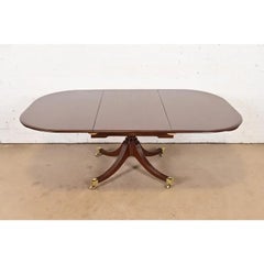 Reeder of London Antique English Regency Extension Dining Table, Newly Restored