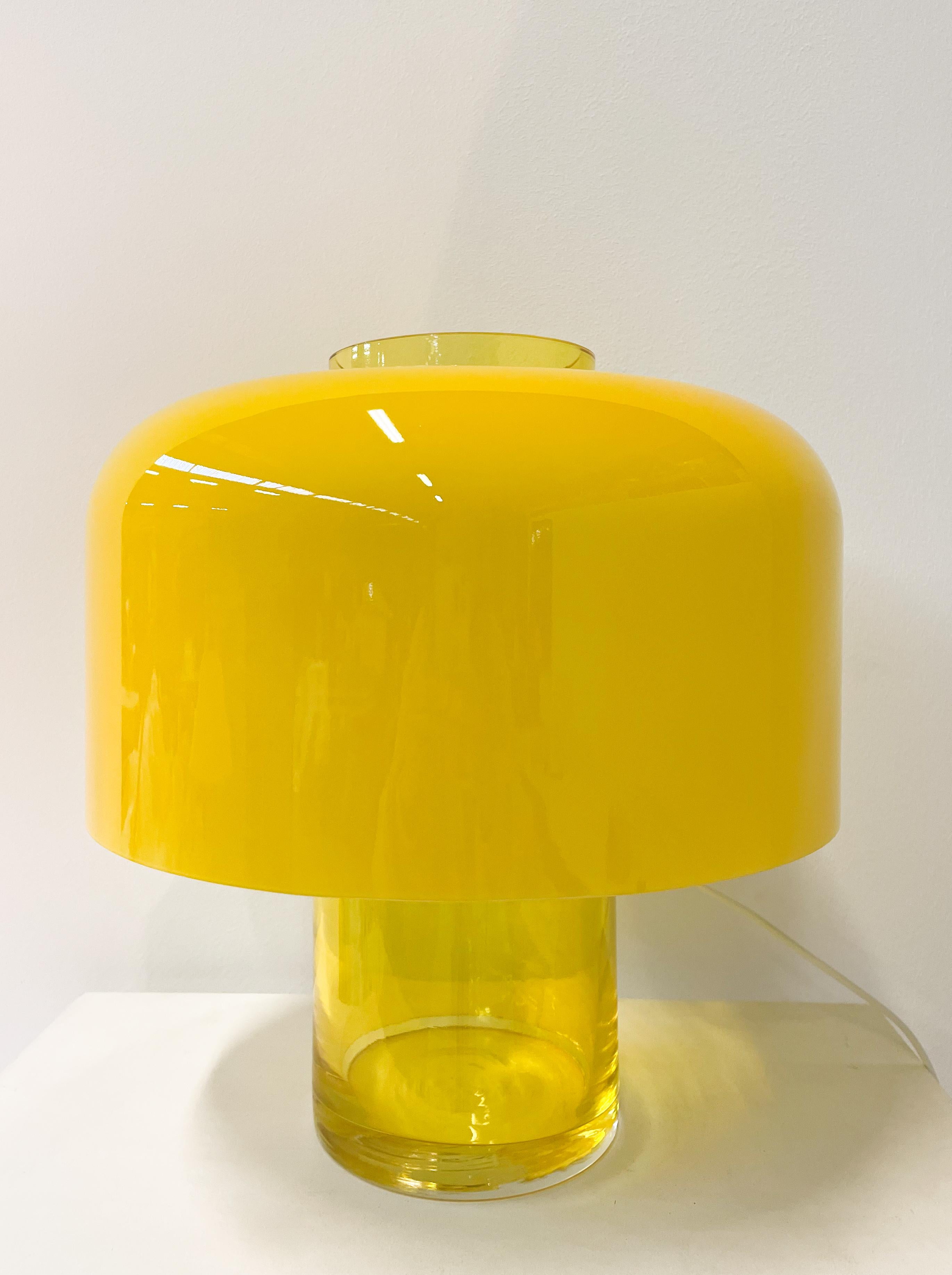 Verre de Murano Lampe de table/vase en verre de Murano Modèle LT 226 de Carlo Nason  en vente