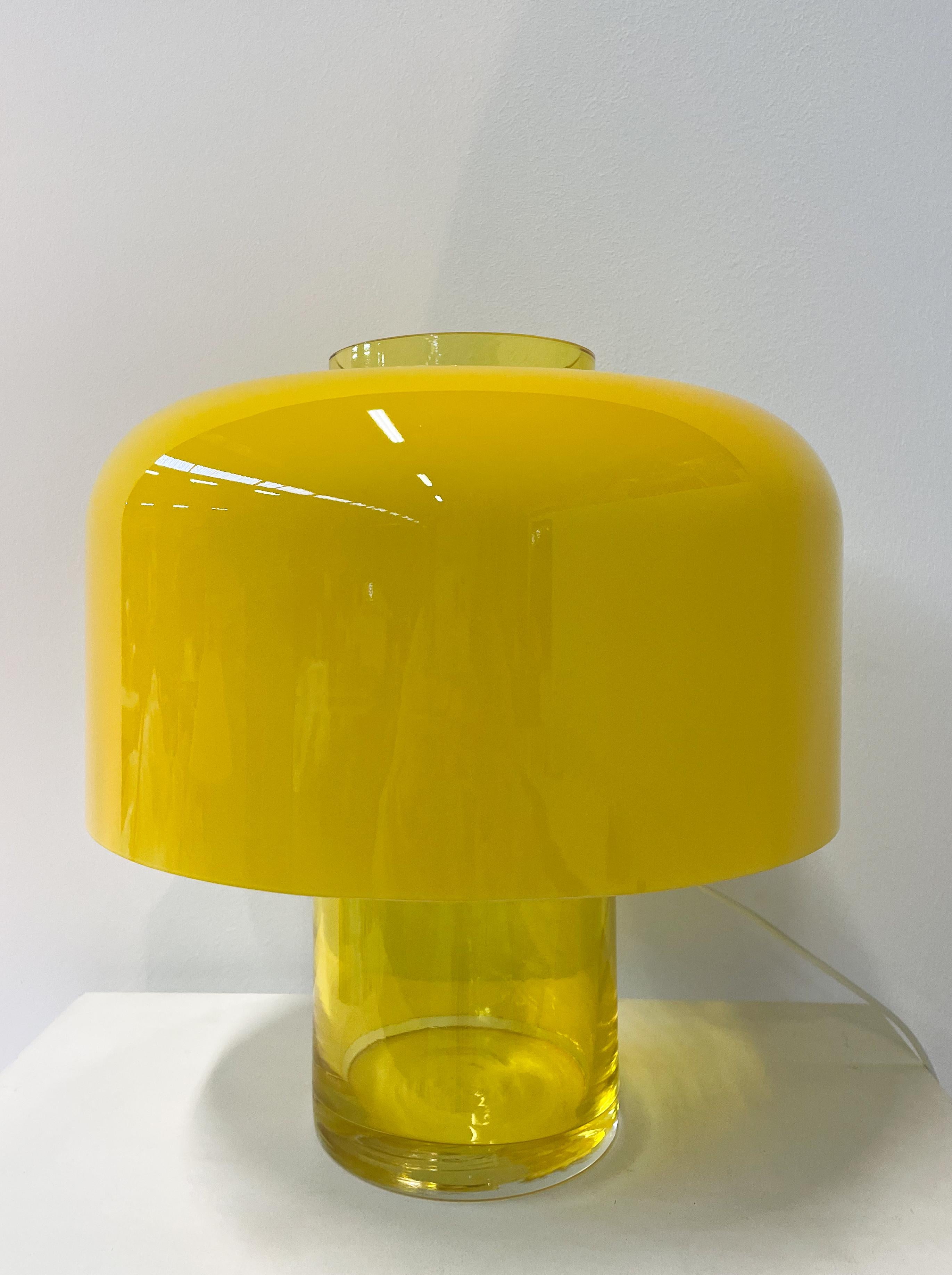 Lampe de table/vase en verre de Murano Modèle LT 226 de Carlo Nason  en vente 1