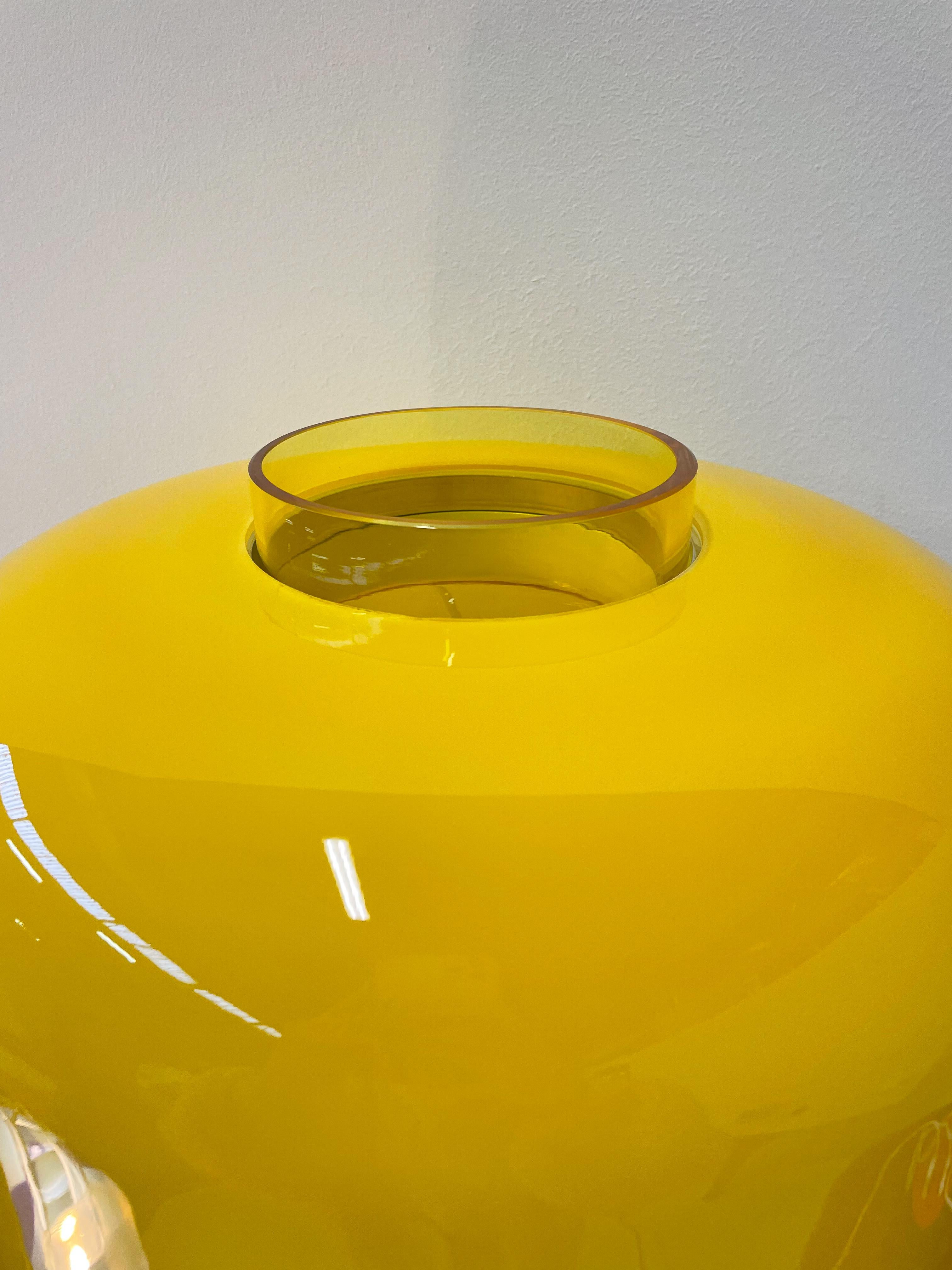Lampe de table/vase en verre de Murano Modèle LT 226 de Carlo Nason  en vente 3