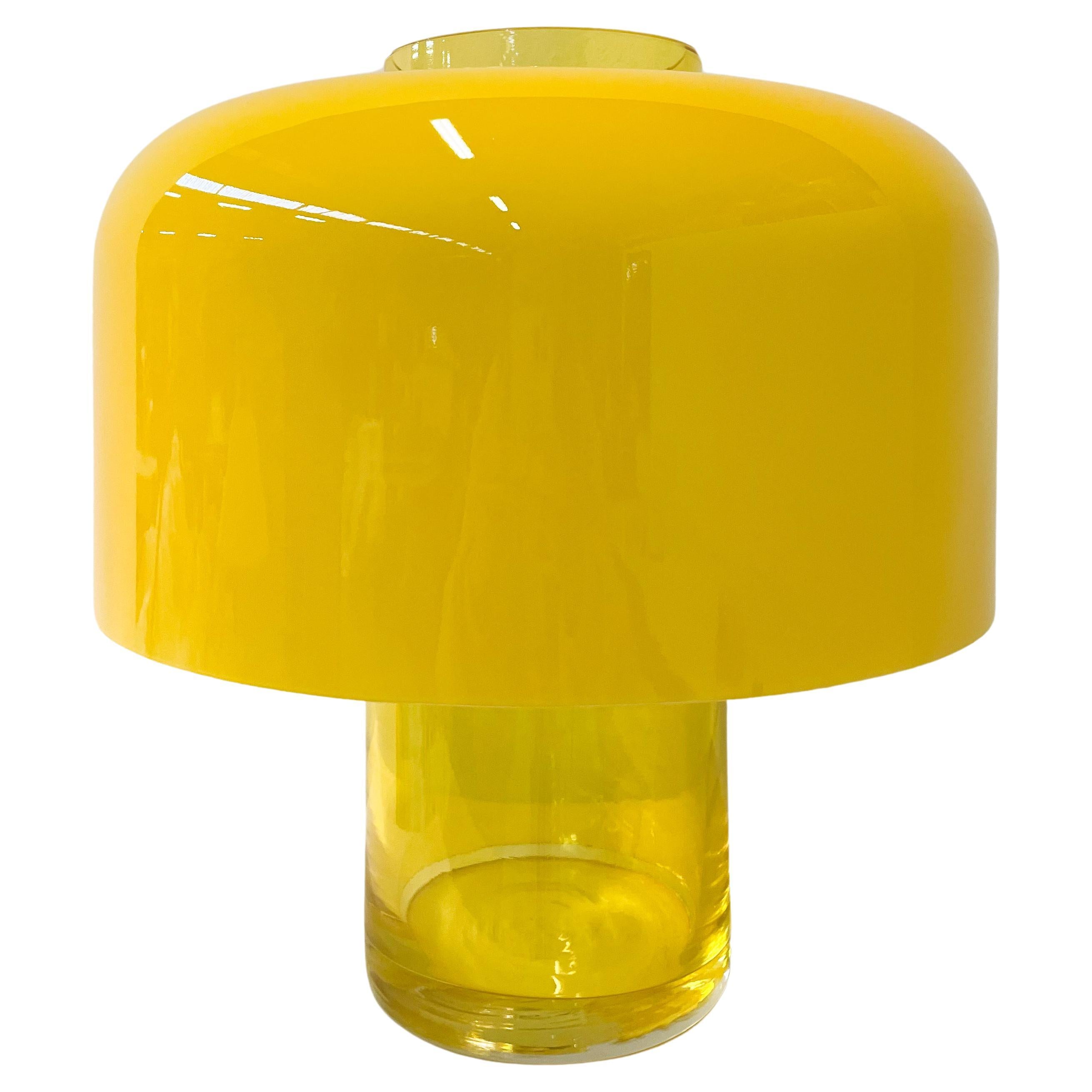 Lampe de table/vase en verre de Murano Modèle LT 226 de Carlo Nason en vente