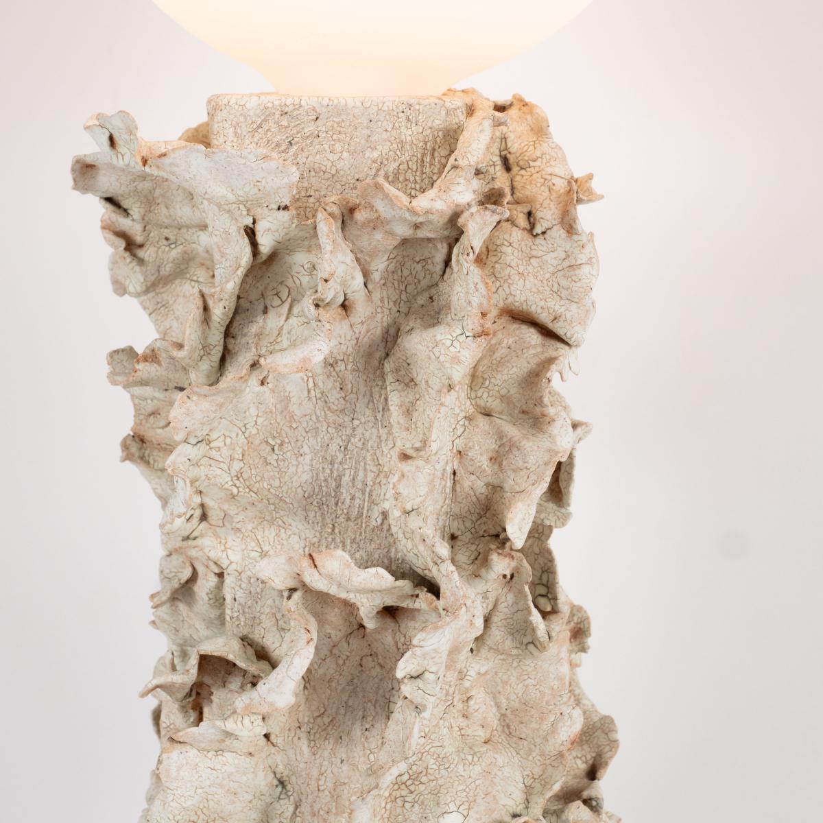 „Reef Lamp #1“ Keramik-Tischlampe von einer großen Hush im Angebot 4