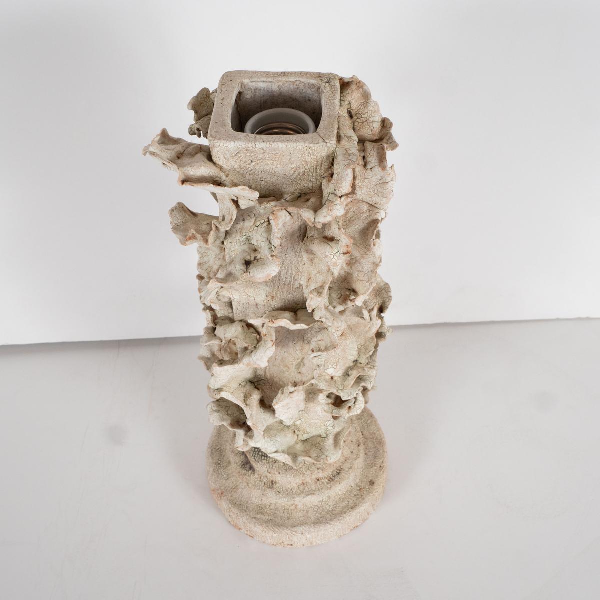 „Reef Lamp #1“ Keramik-Tischlampe von einer großen Hush im Angebot 7