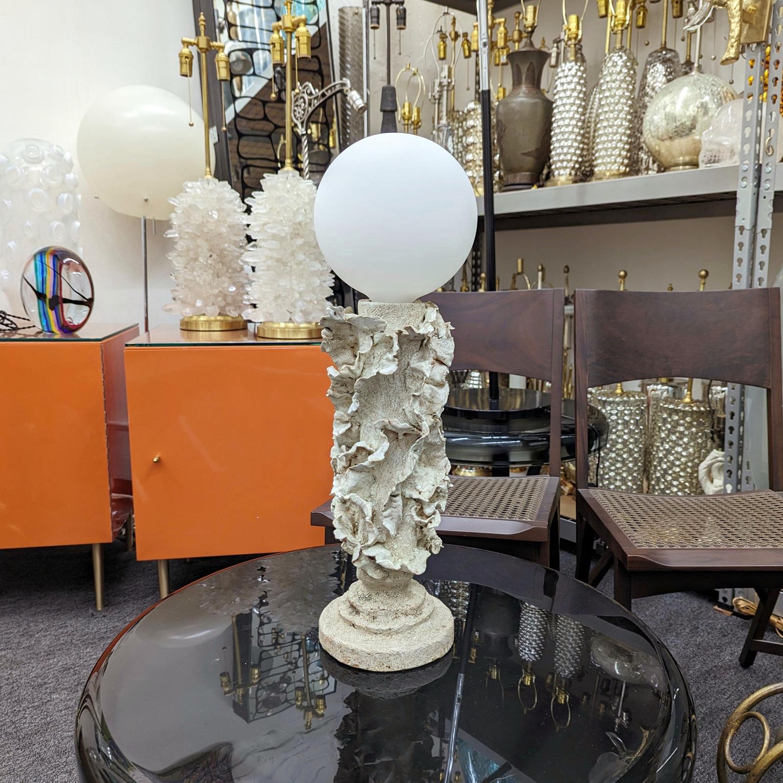 „Reef Lamp #1“ Keramik-Tischlampe von einer großen Hush im Angebot 8