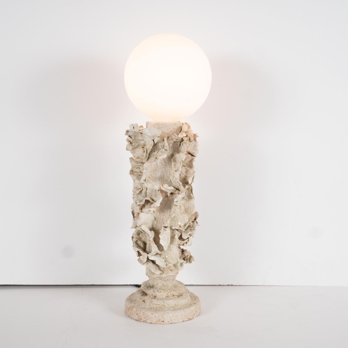 „Reef Lamp #1“ Keramik-Tischlampe von einer großen Hush (amerikanisch) im Angebot