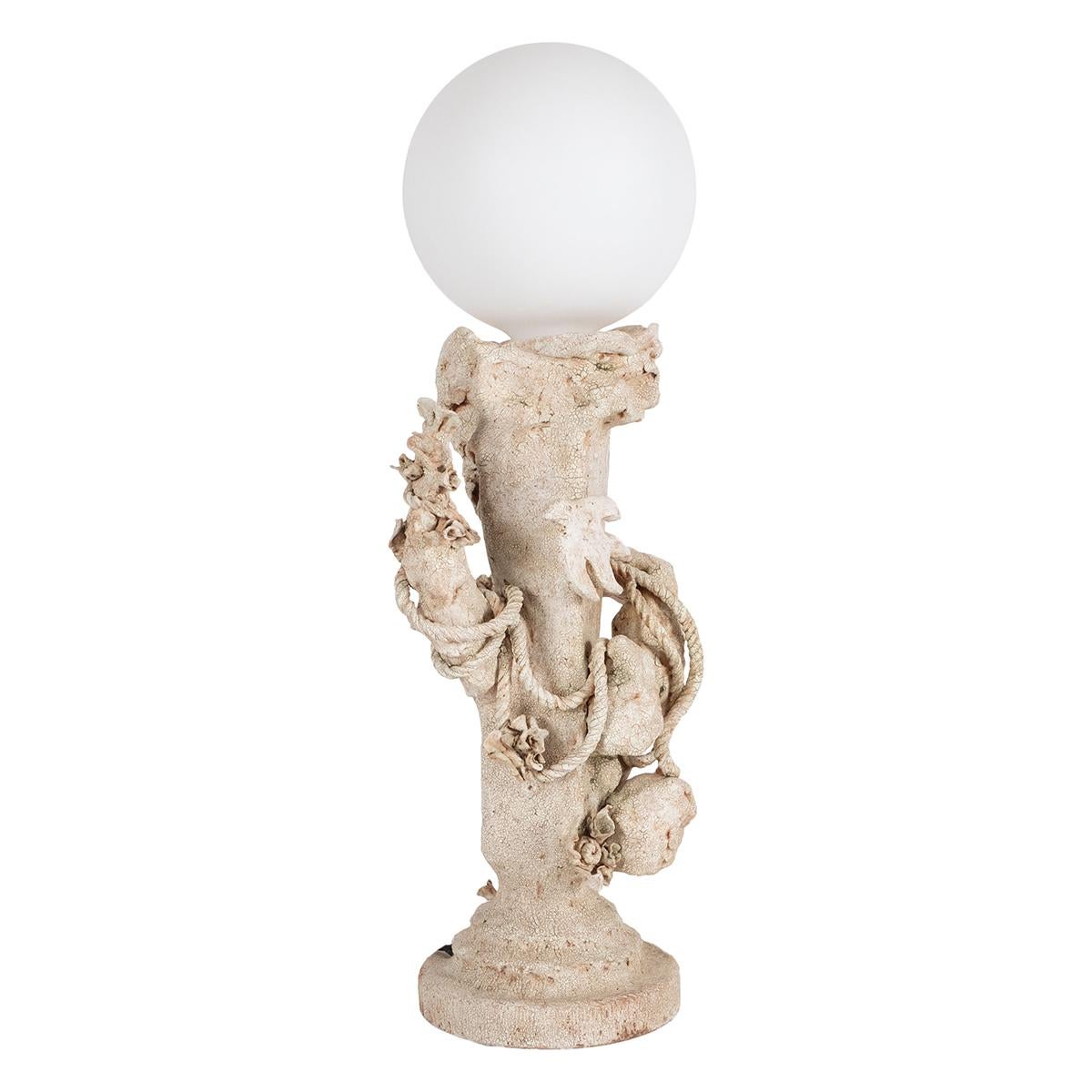 „Reef Lamp #2“ Keramik-Tischlampe von einer großen Hush