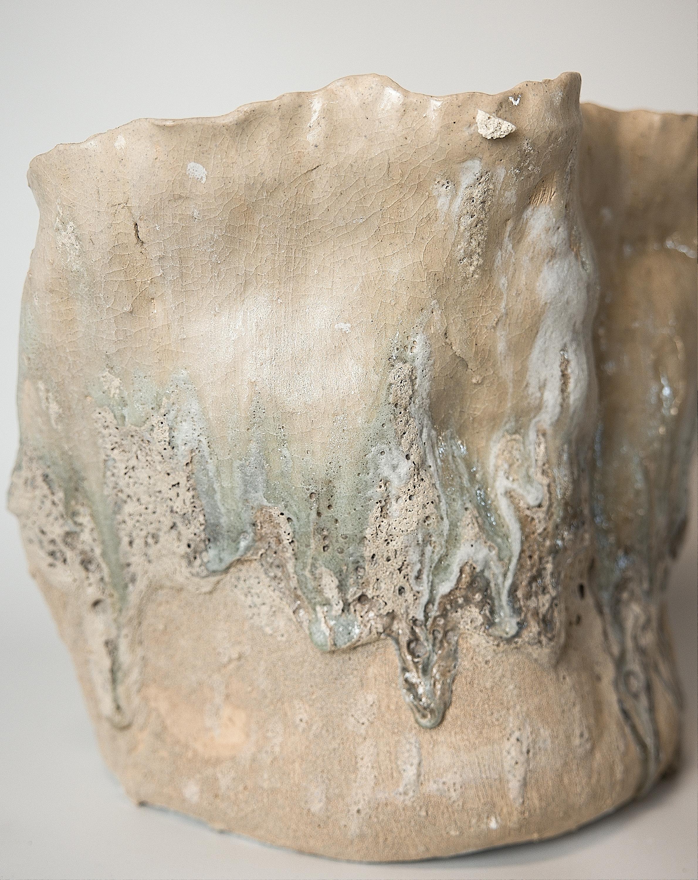 Reef Series Tall Vase- Free Form For Sale 2
