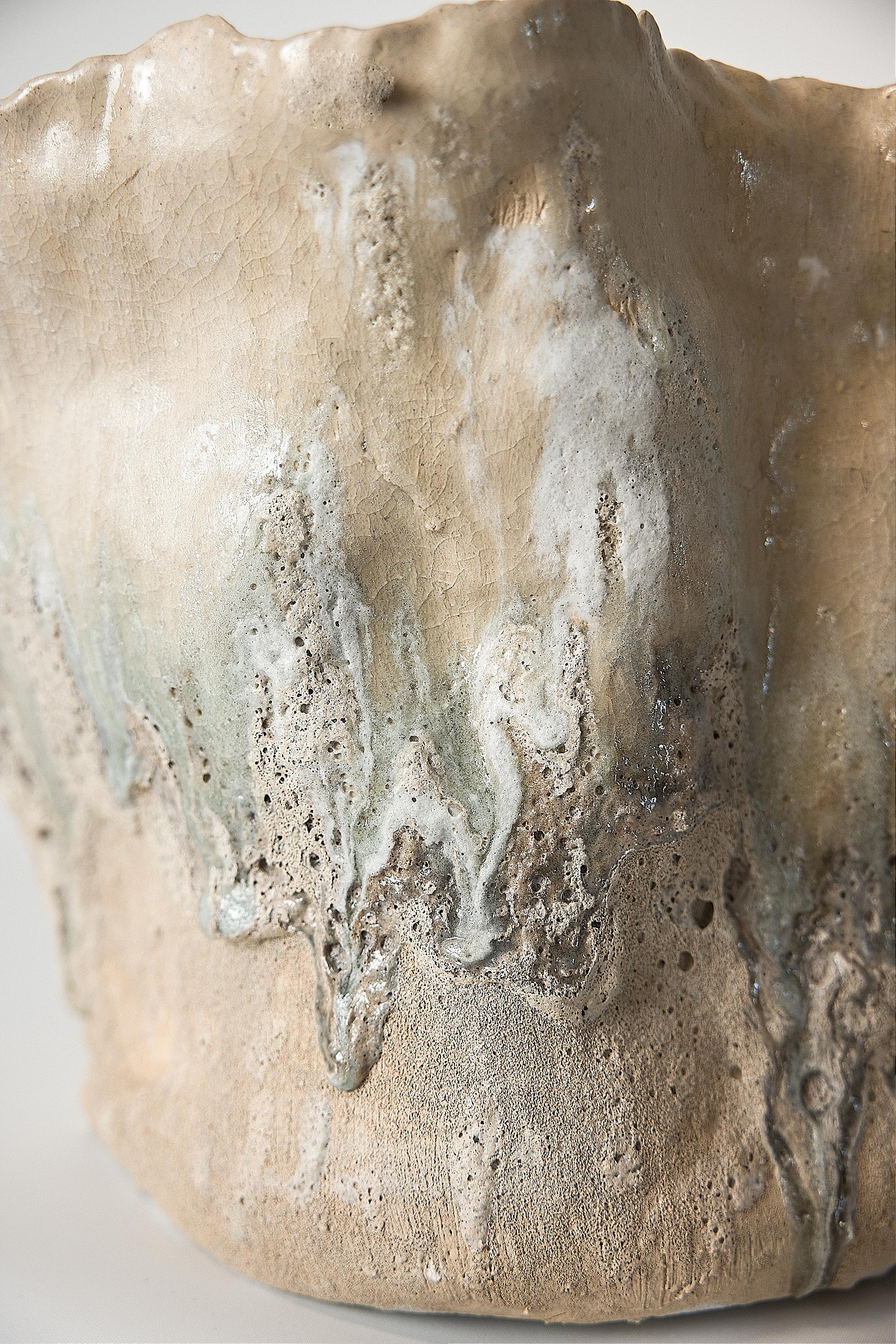 Reef Series Tall Vase- Free Form For Sale 3