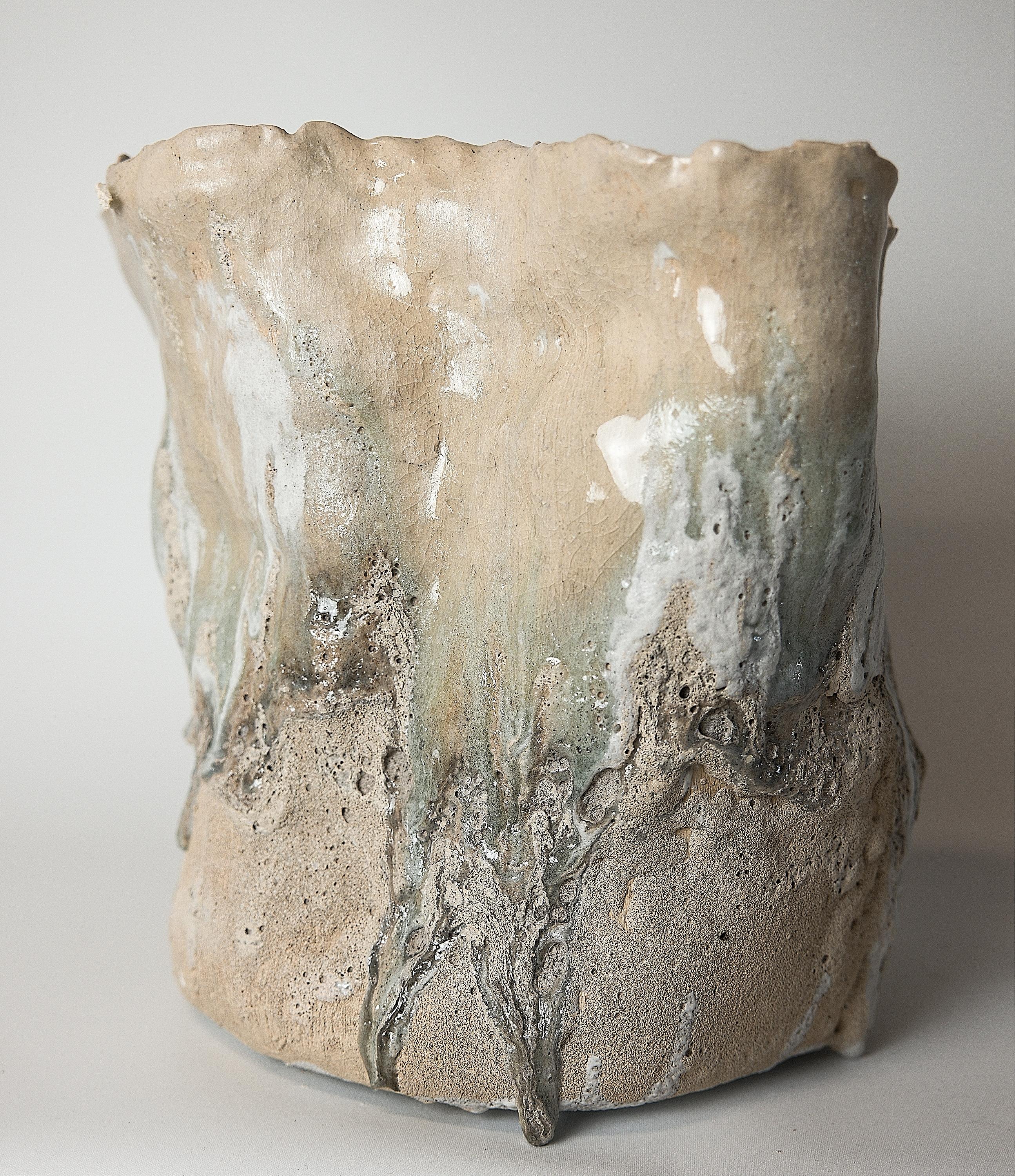 Reef Series Tall Vase- Free Form For Sale 5