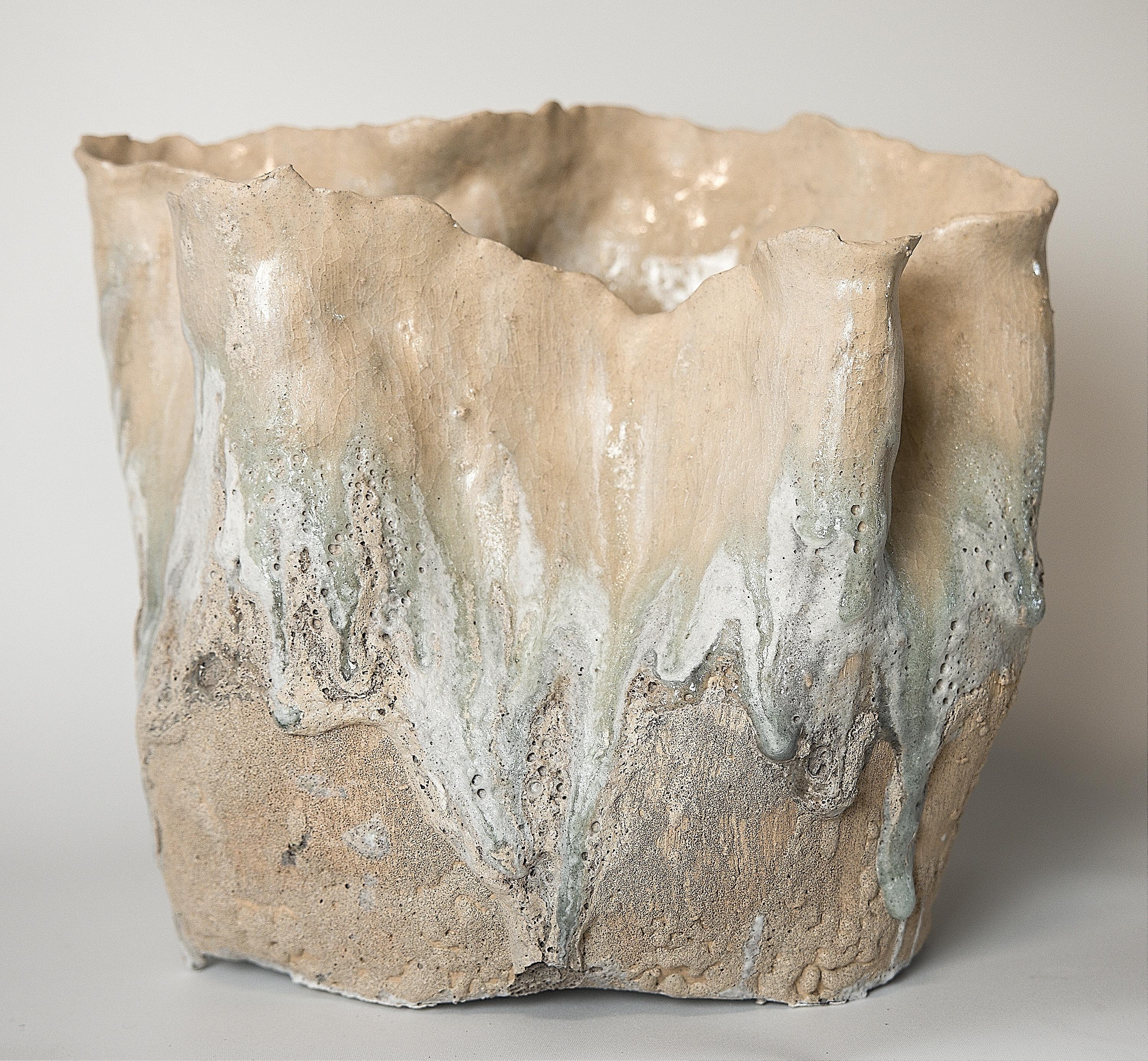 Contemporary Reef Series Tall Vase- Free Form For Sale