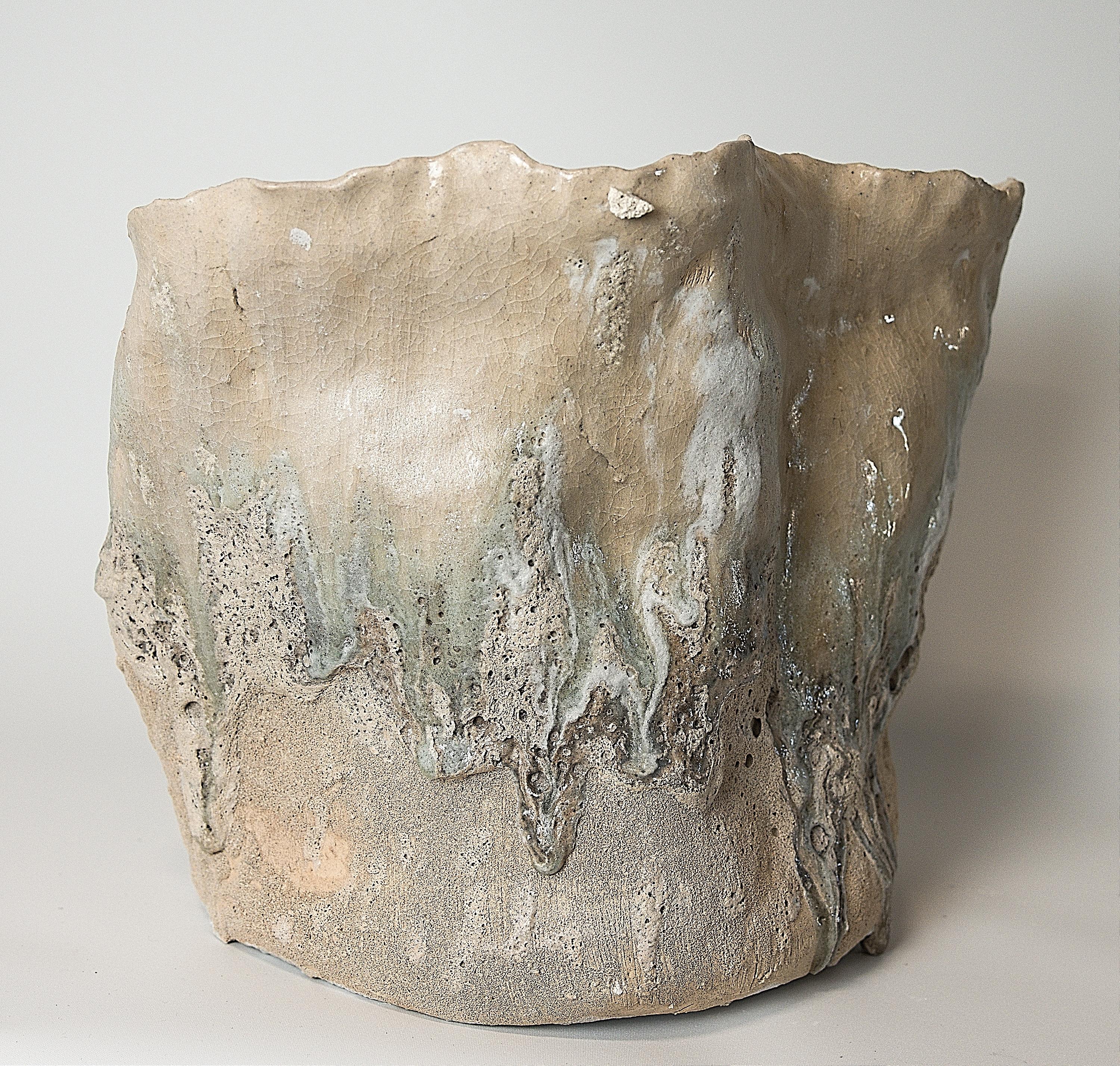Reef Series Tall Vase- Free Form For Sale 1