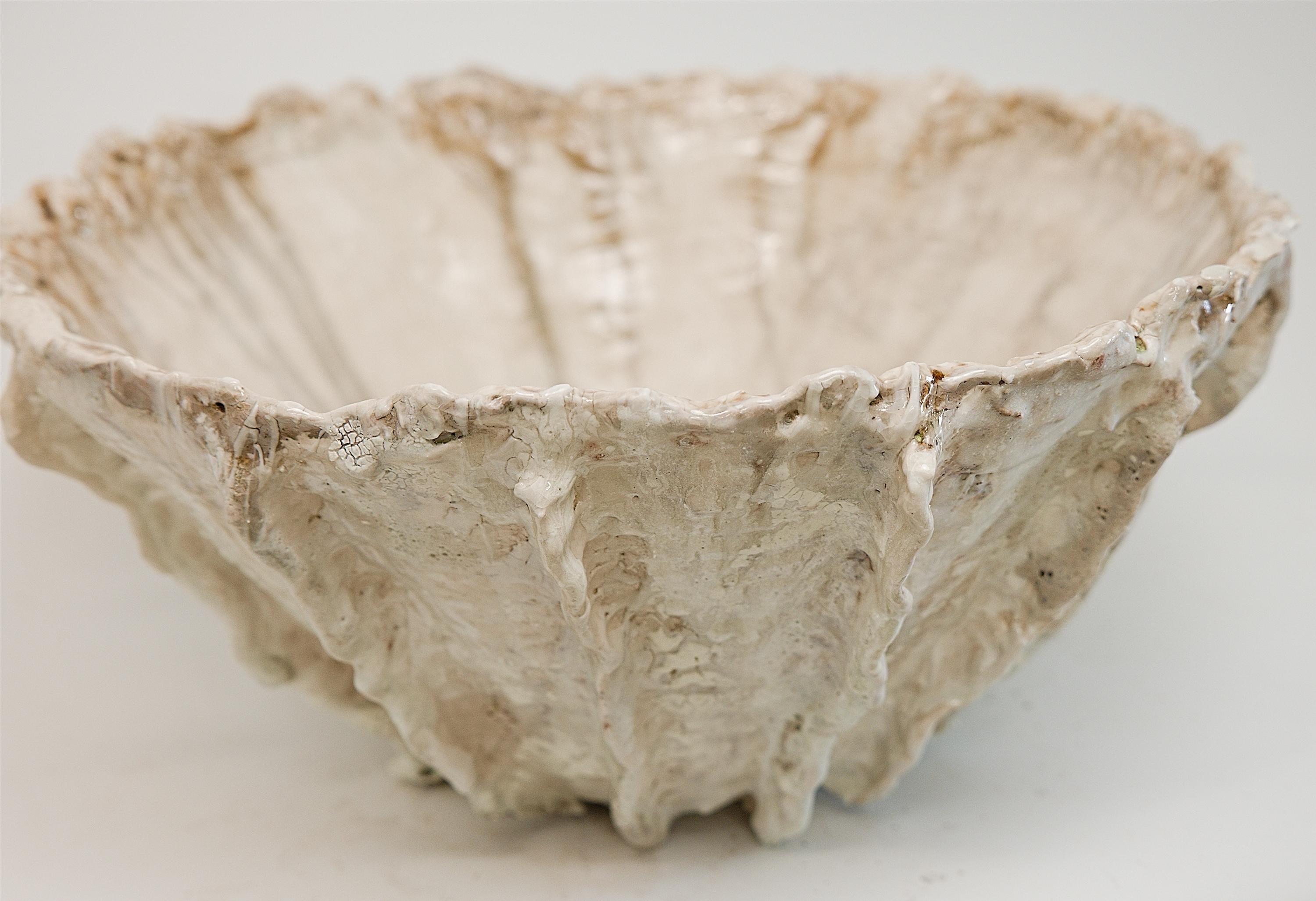 Reef Stoneware Planter Bowl Vessel en vente 2
