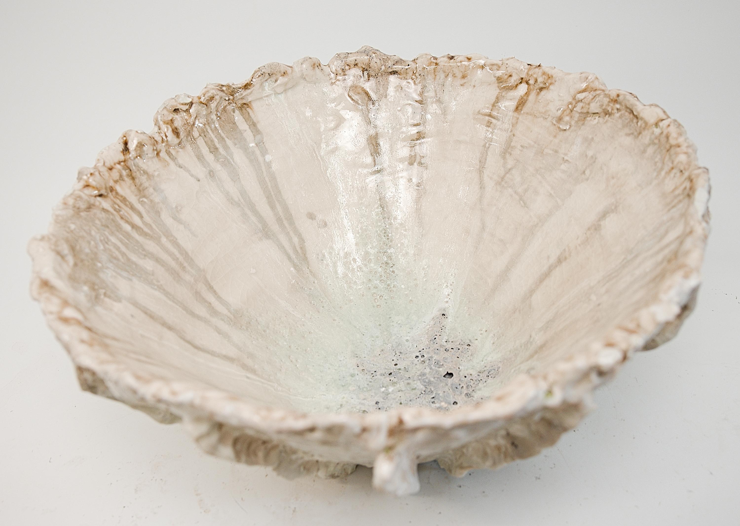 Reef Stoneware Planter Bowl Vessel en vente 4