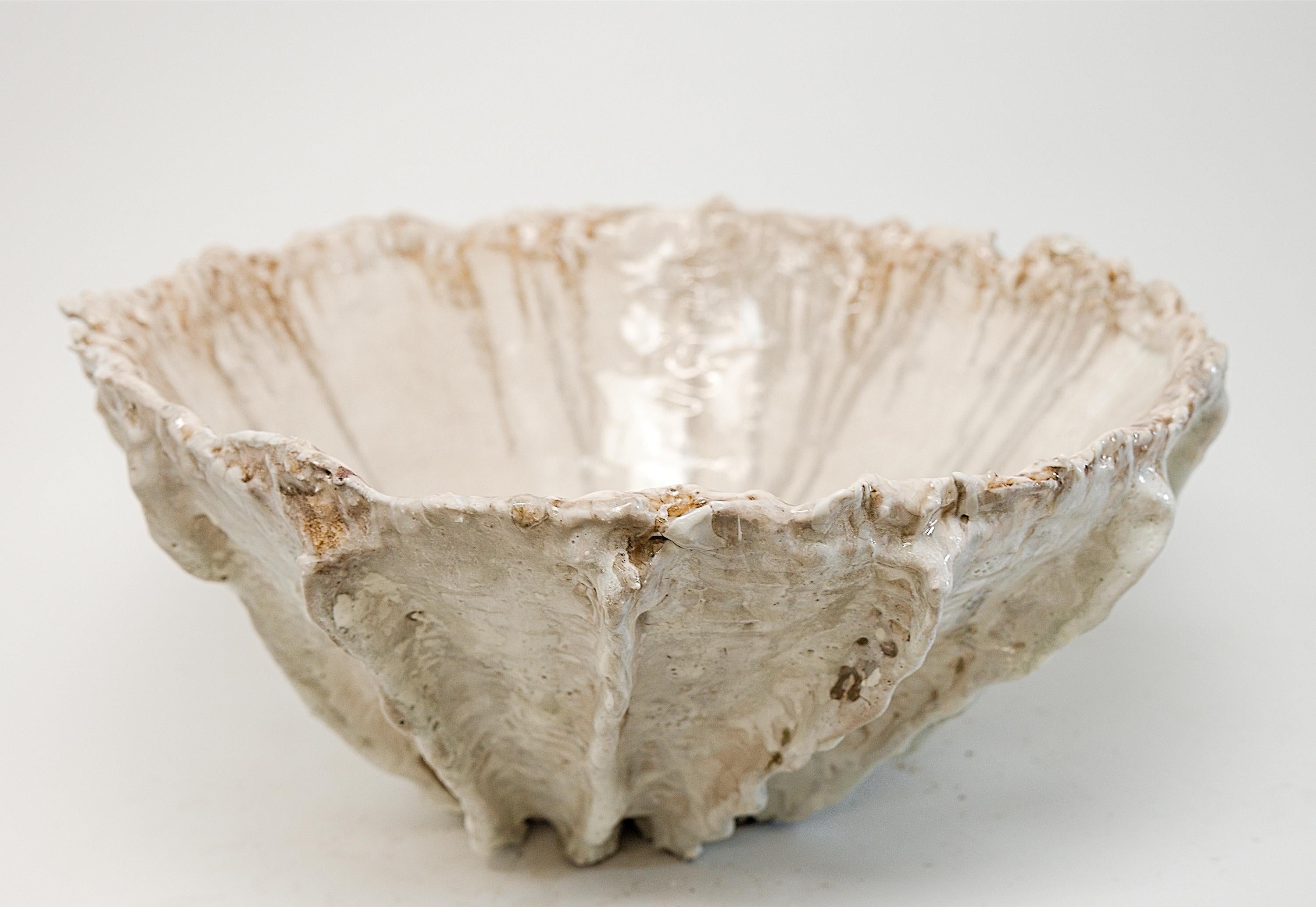 Reef Stoneware Planter Bowl Vessel en vente 5