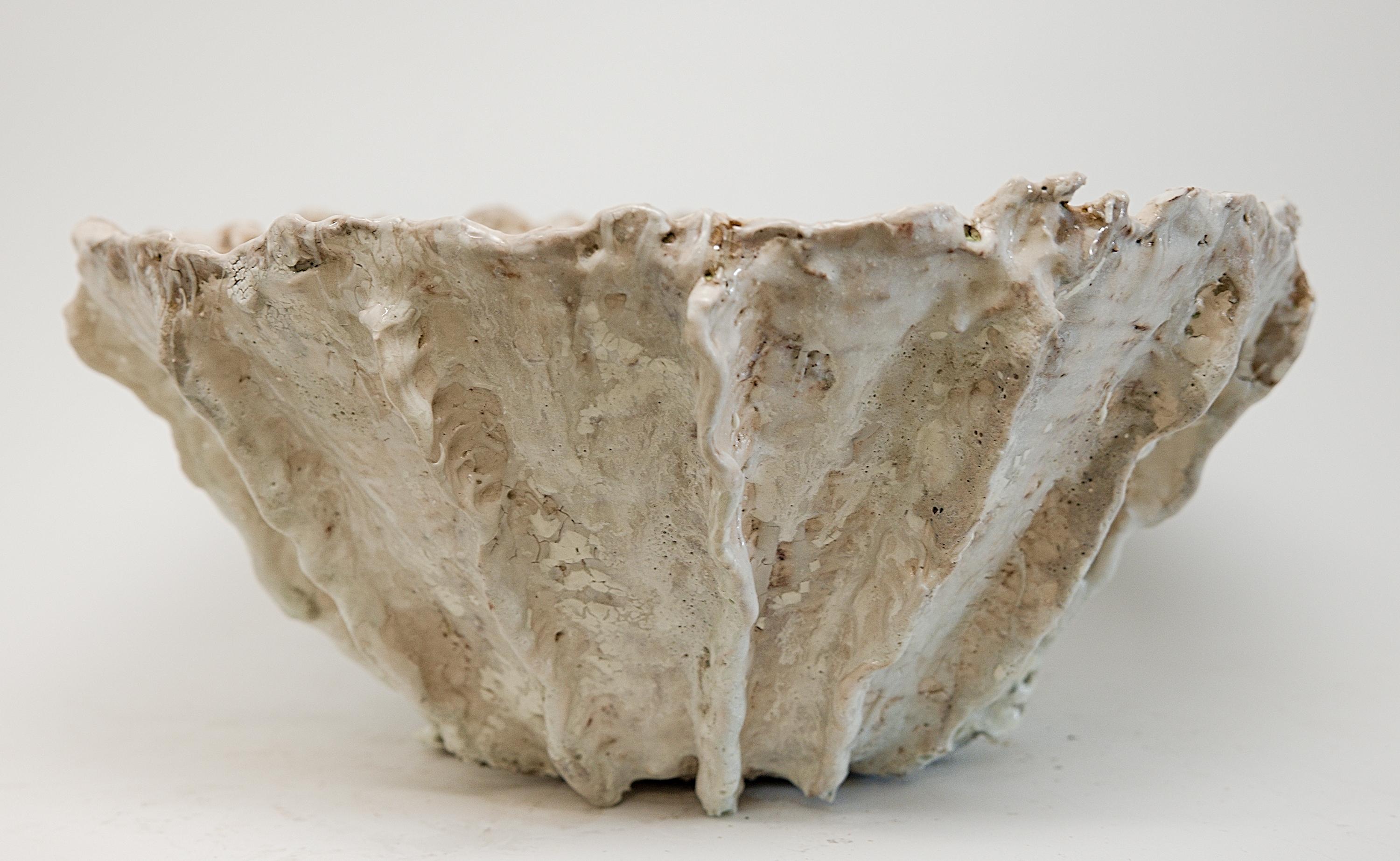 Grès Reef Stoneware Planter Bowl Vessel en vente