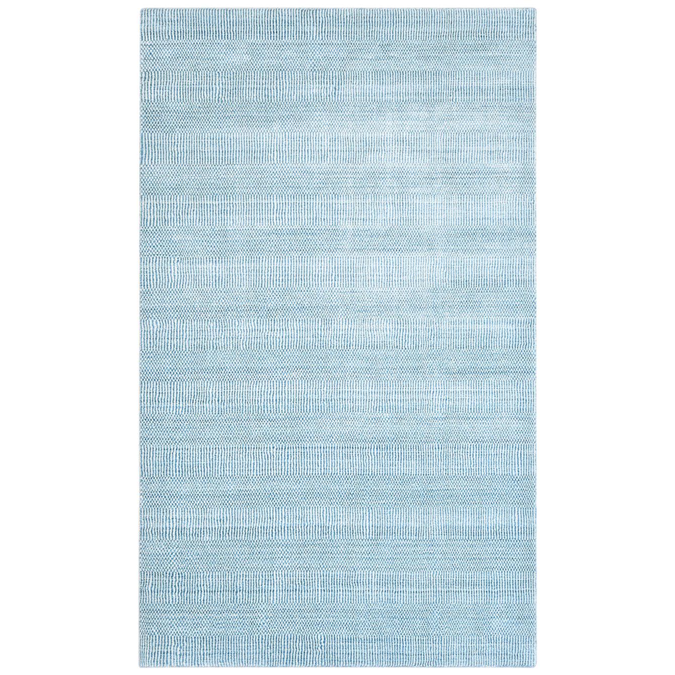 Reese, Contemporary Solid Handwoven Area Rug, Aqua