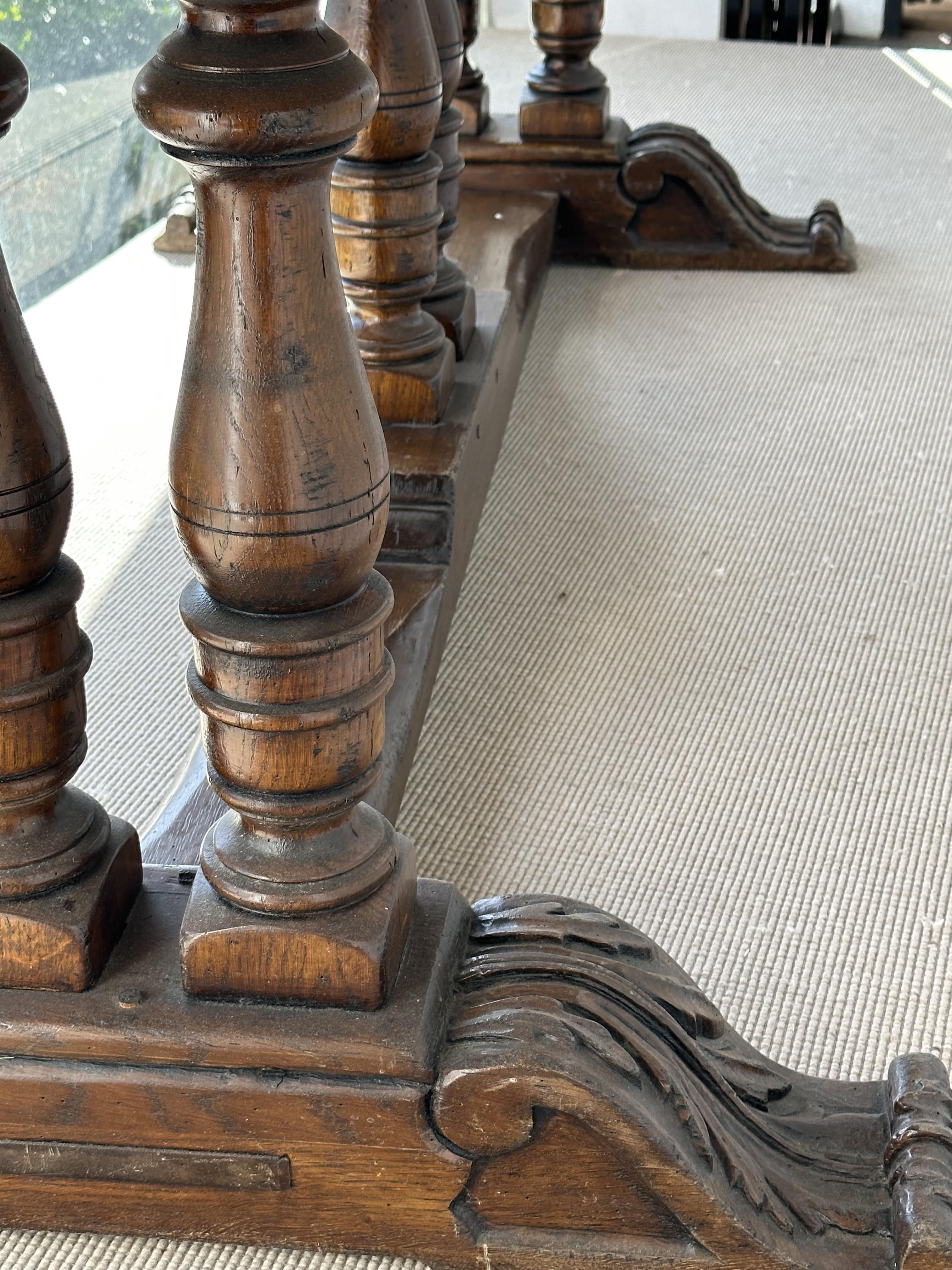 French Refectory Farm Table, circa 1860 For Sale