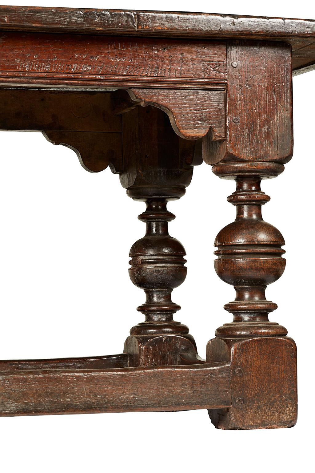 oak refectory table