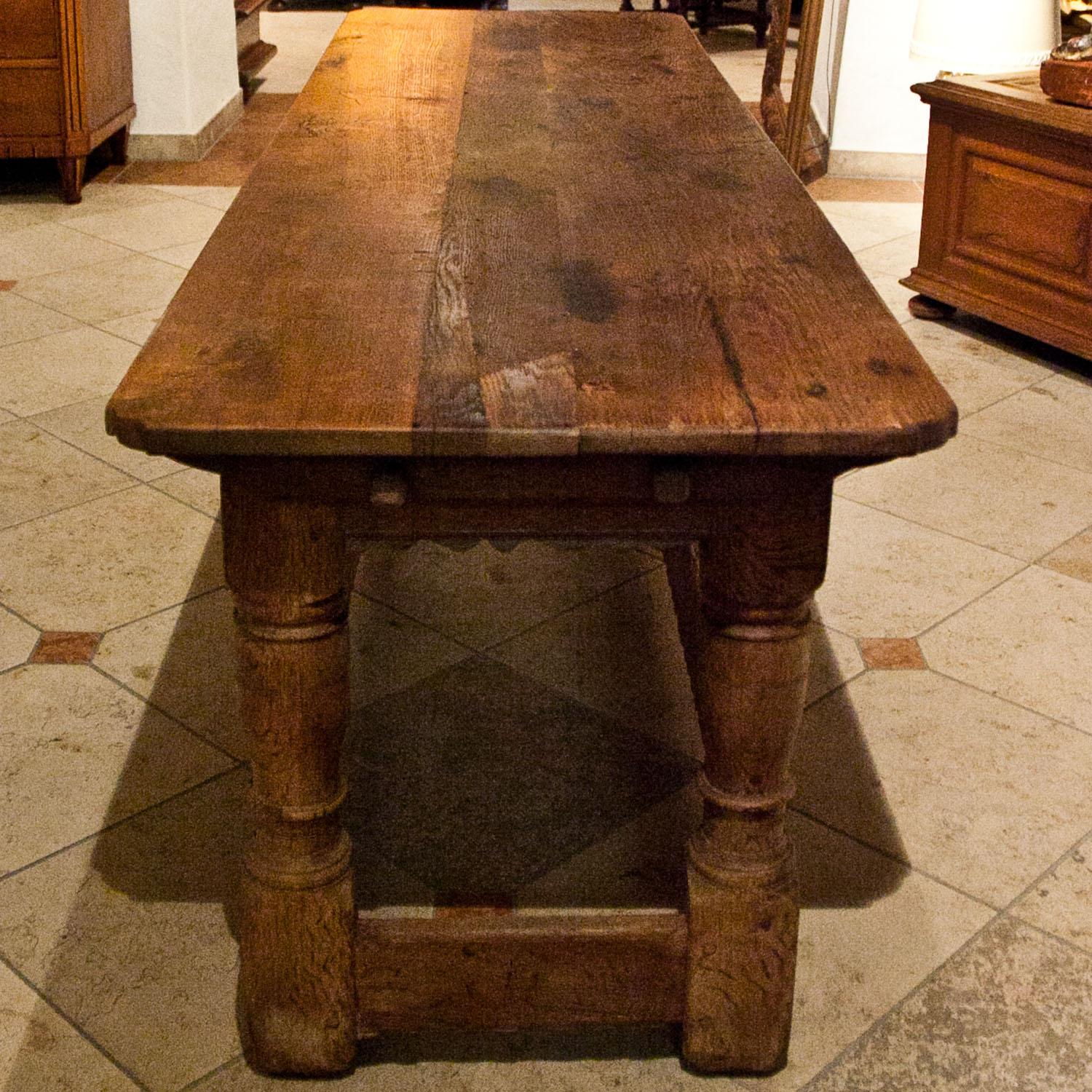 Baroque Refectory Table, 18th Century