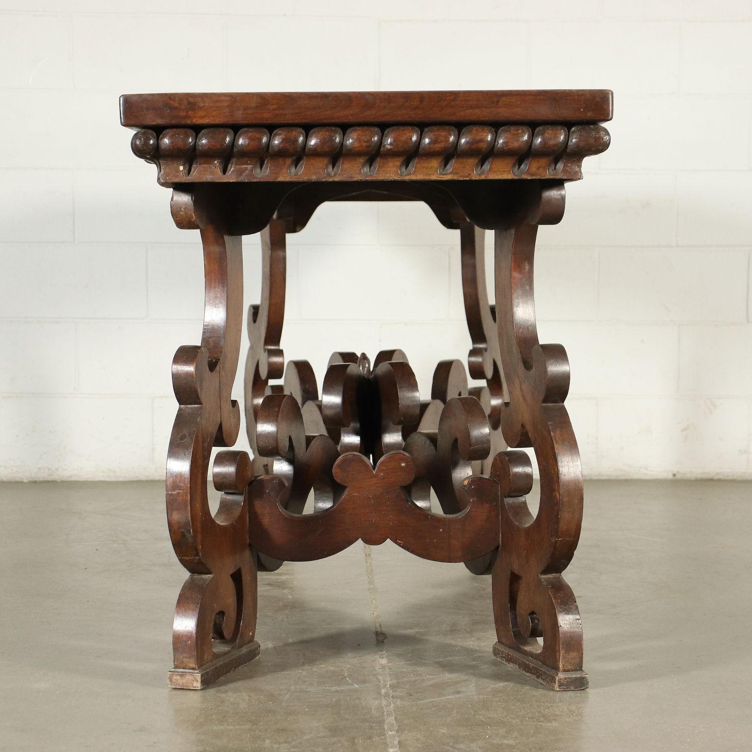 Italian Refectory Table Baroque Walnut Italy Early 18th Century