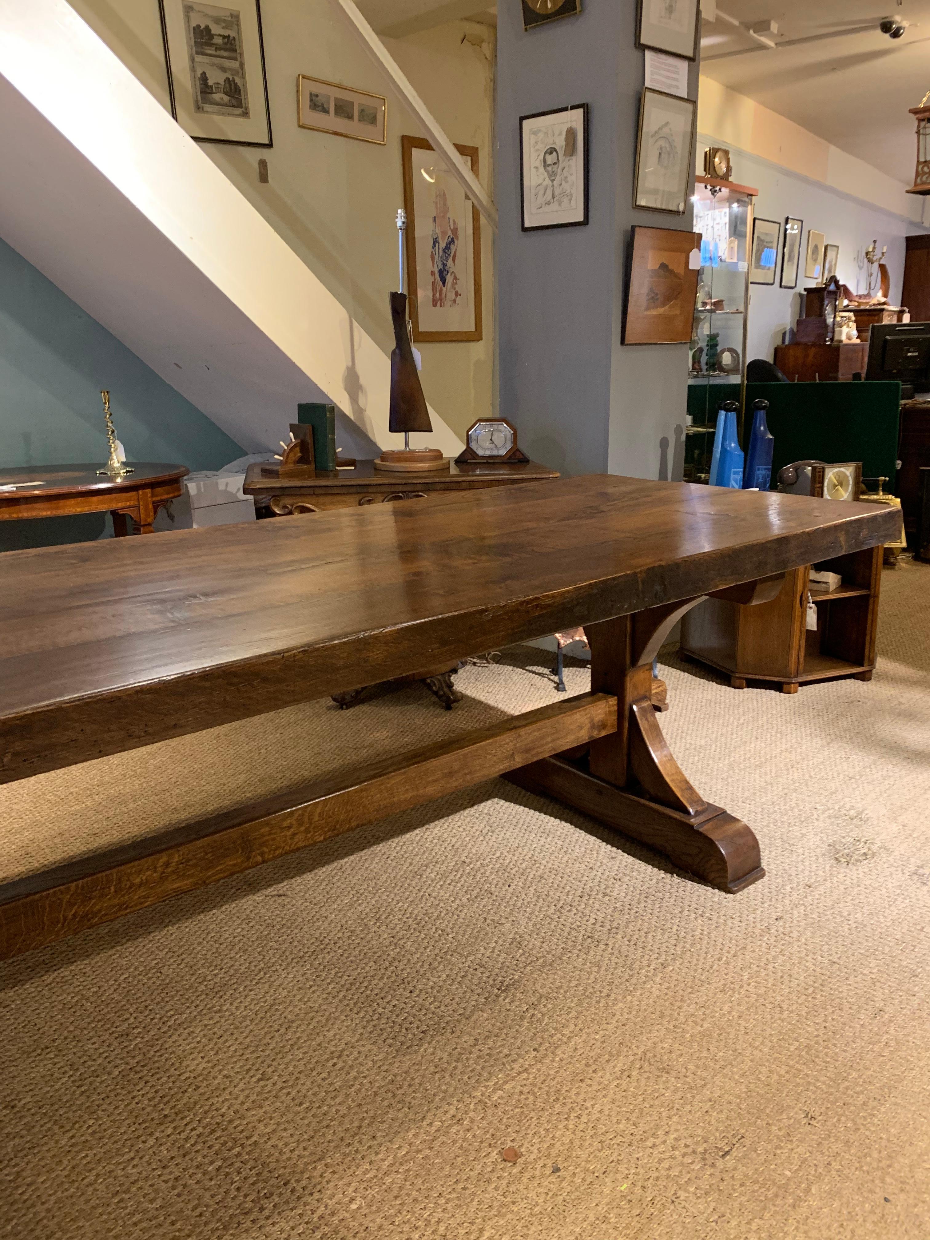 Mid-20th Century Refectory Table